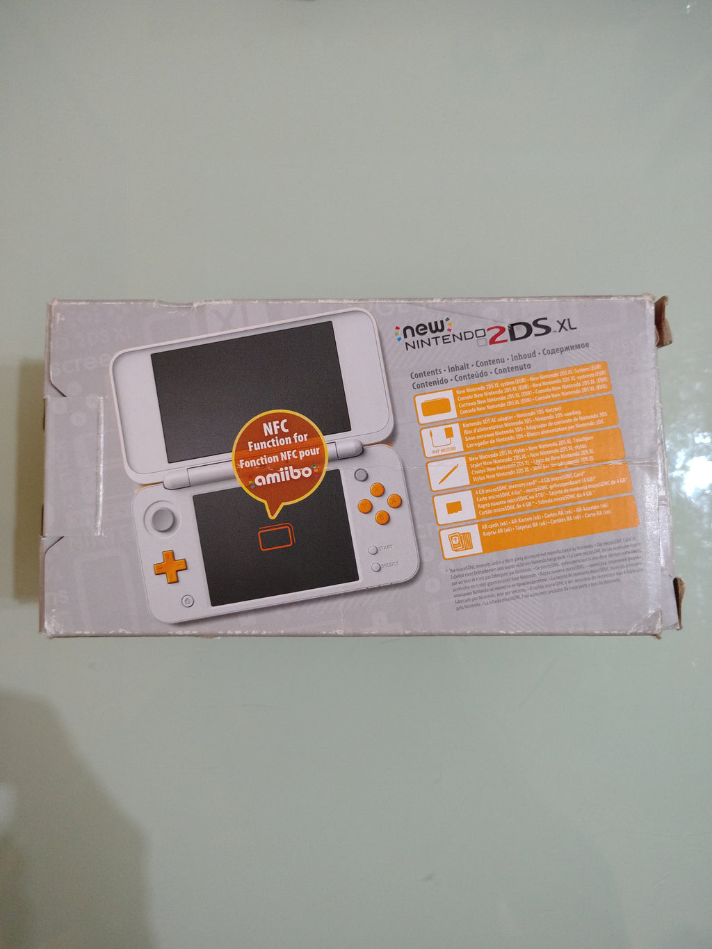 NINTENDO NEW 2DS XL BIANCO/ARANCIONE ( leggi)