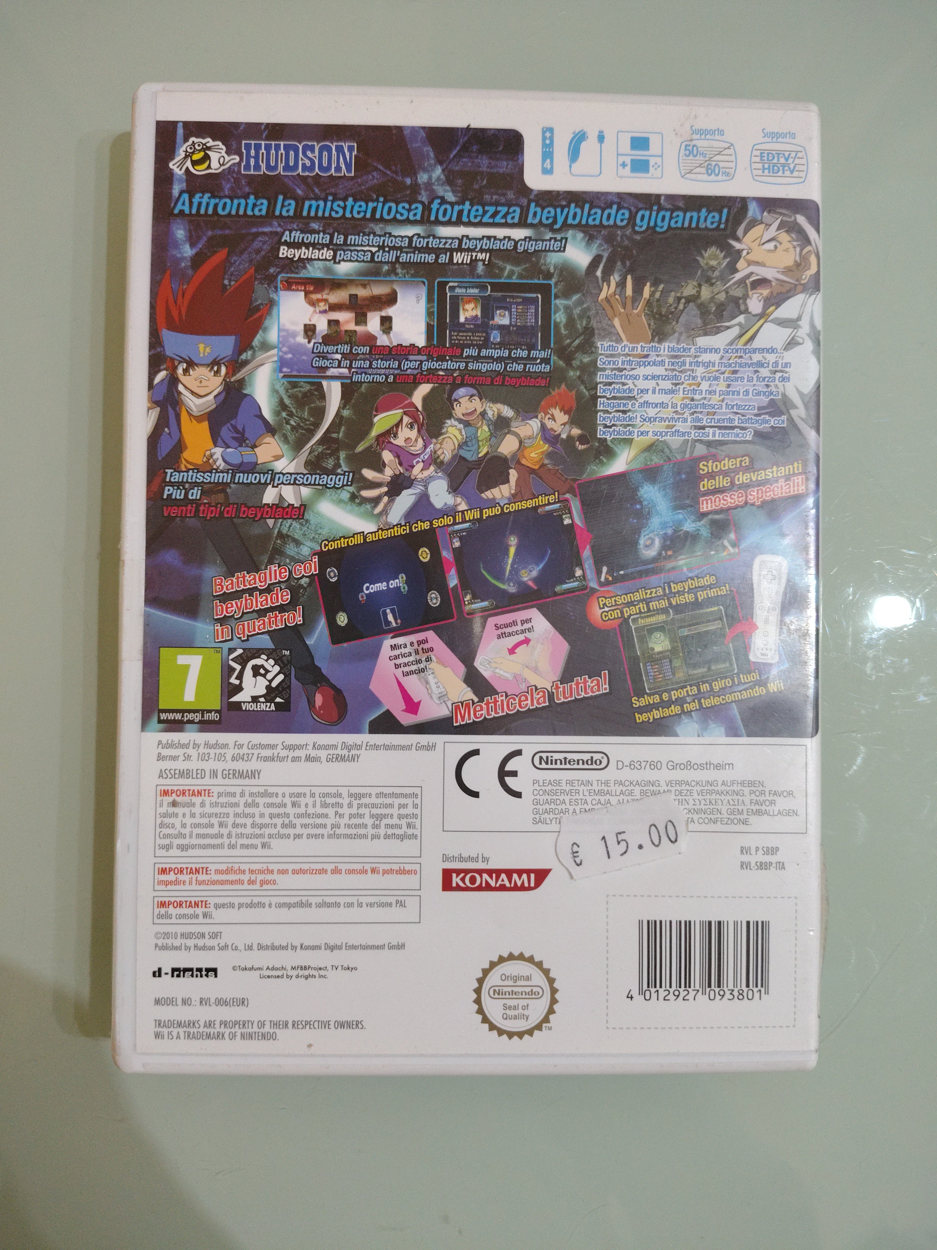 BEYBLADE METAL FUSION 💎 GIOCO NINTENDO WII MULTILINGUA 💎 VIDEOGIOCO RETRO