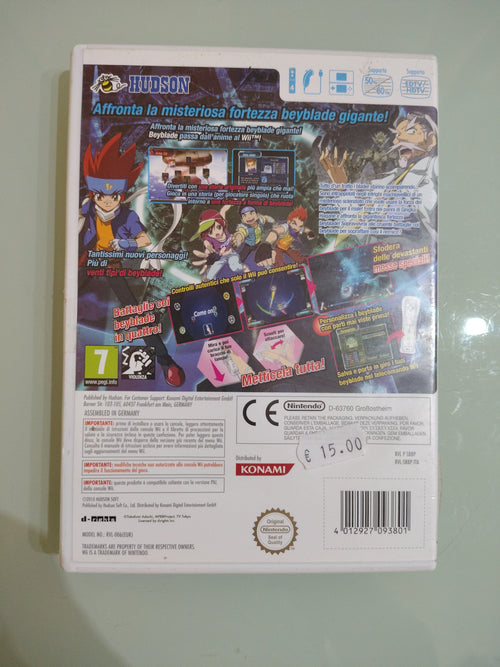 BEYBLADE METAL FUSION 💎 GIOCO NINTENDO WII MULTILINGUA 💎 VIDEOGIOCO RETRO