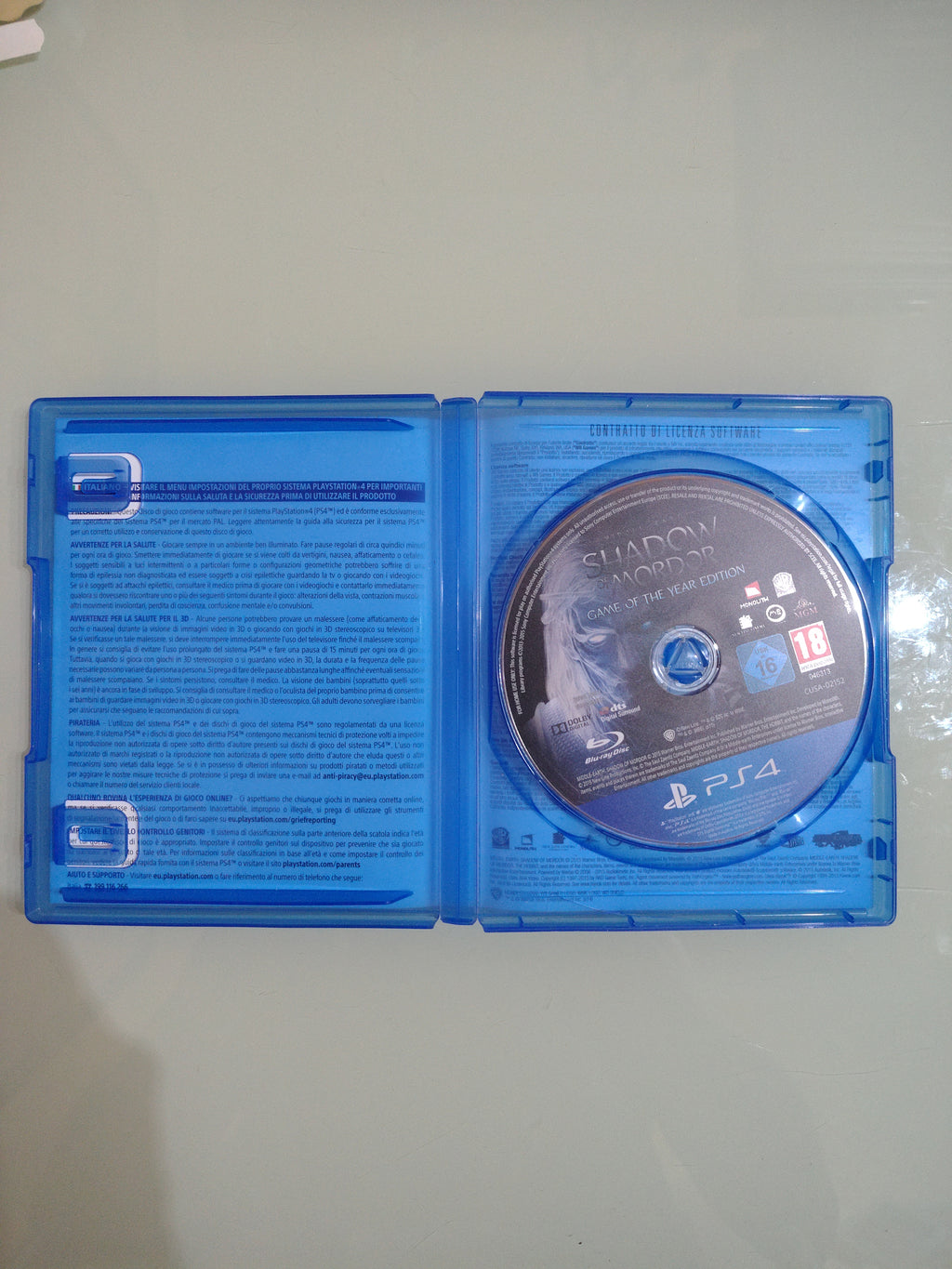 LA TERRA DI MEZZO - L'OMBRA DI MORDOR GOTY EDITION - PS4 - PAL IT