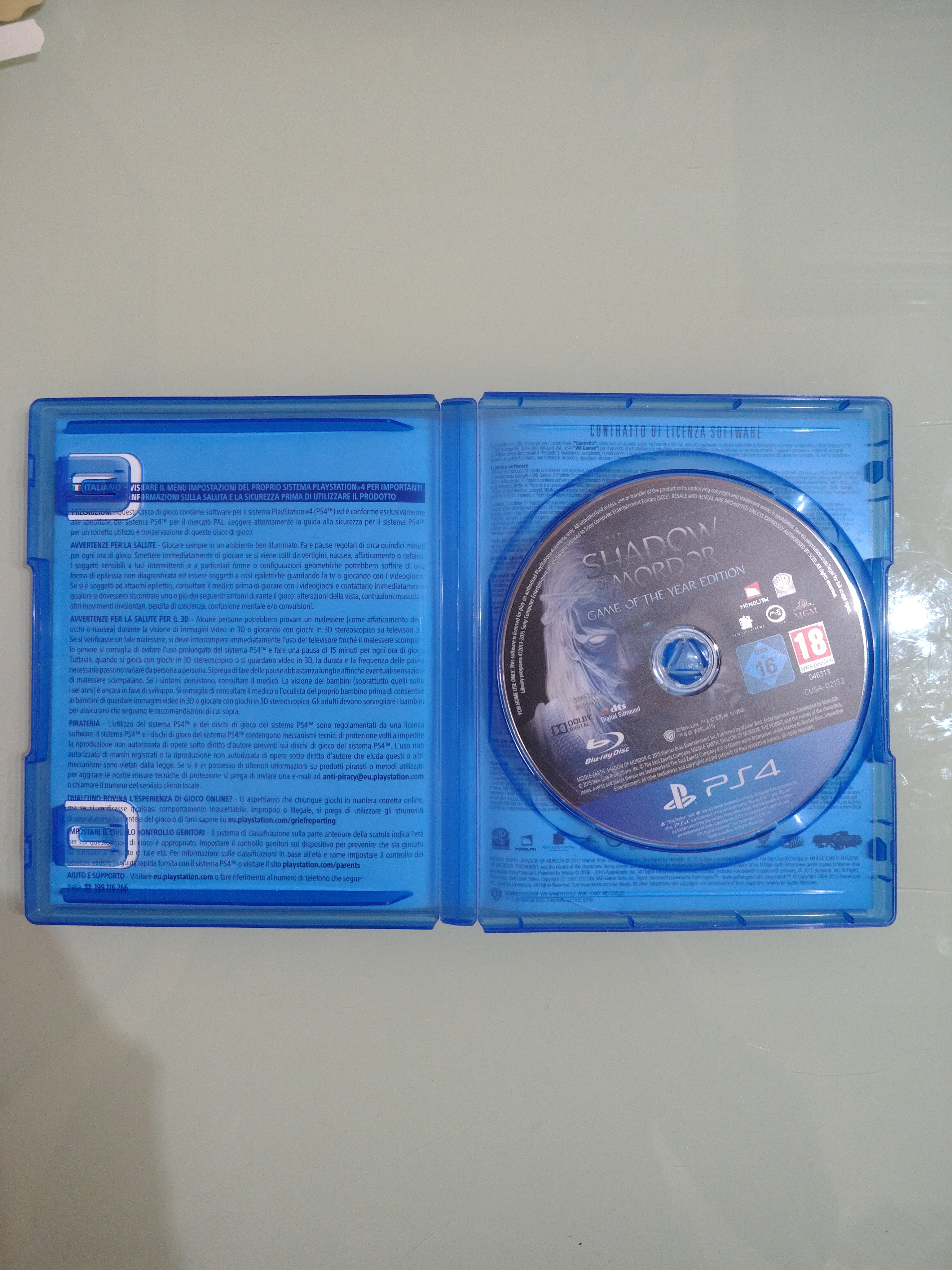 LA TERRA DI MEZZO - L'OMBRA DI MORDOR GOTY EDITION - PS4 - PAL IT