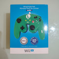NINTENDO WII U Joypad Controller Wired Fight Pad Luigi nuovo
