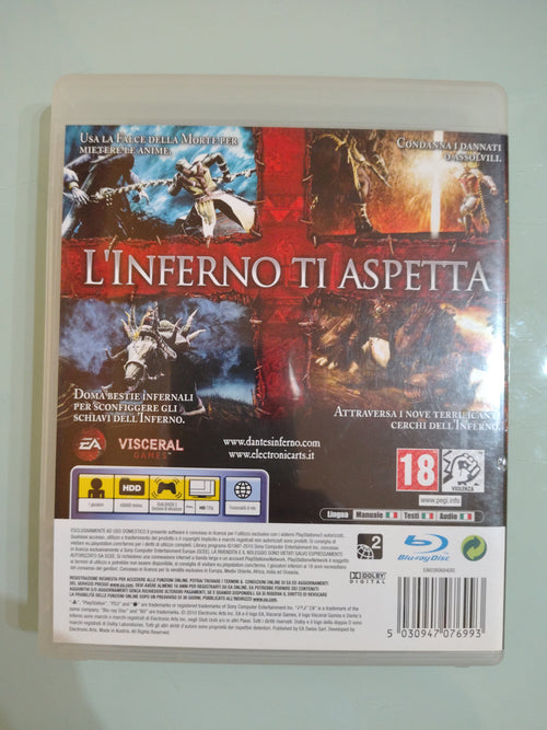 Dante's Inferno Sony Playstation 3 (PS3)! Usato Ottimo Versione Italiana!!!