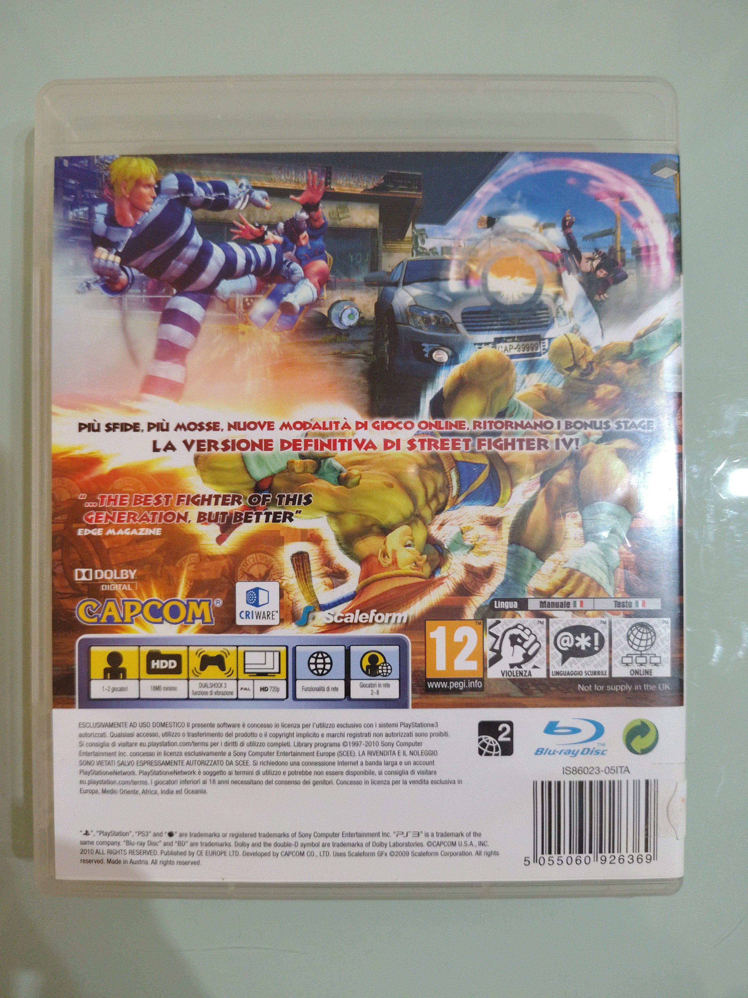 Super Street Fighter IV GIOCO PS3 versione italiana