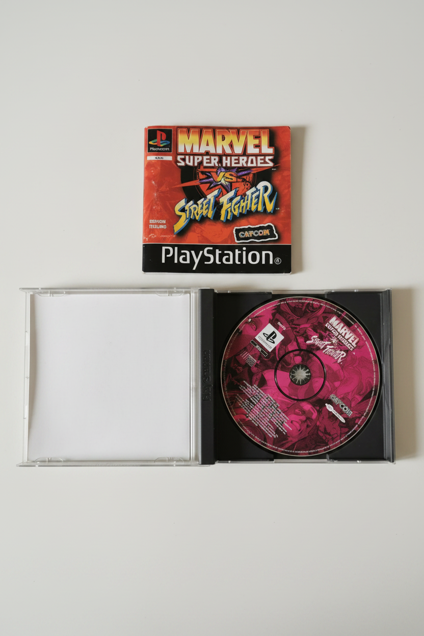 Marvel Super Heroes vs. Street Fighter Playstation 1 PAL ita multi