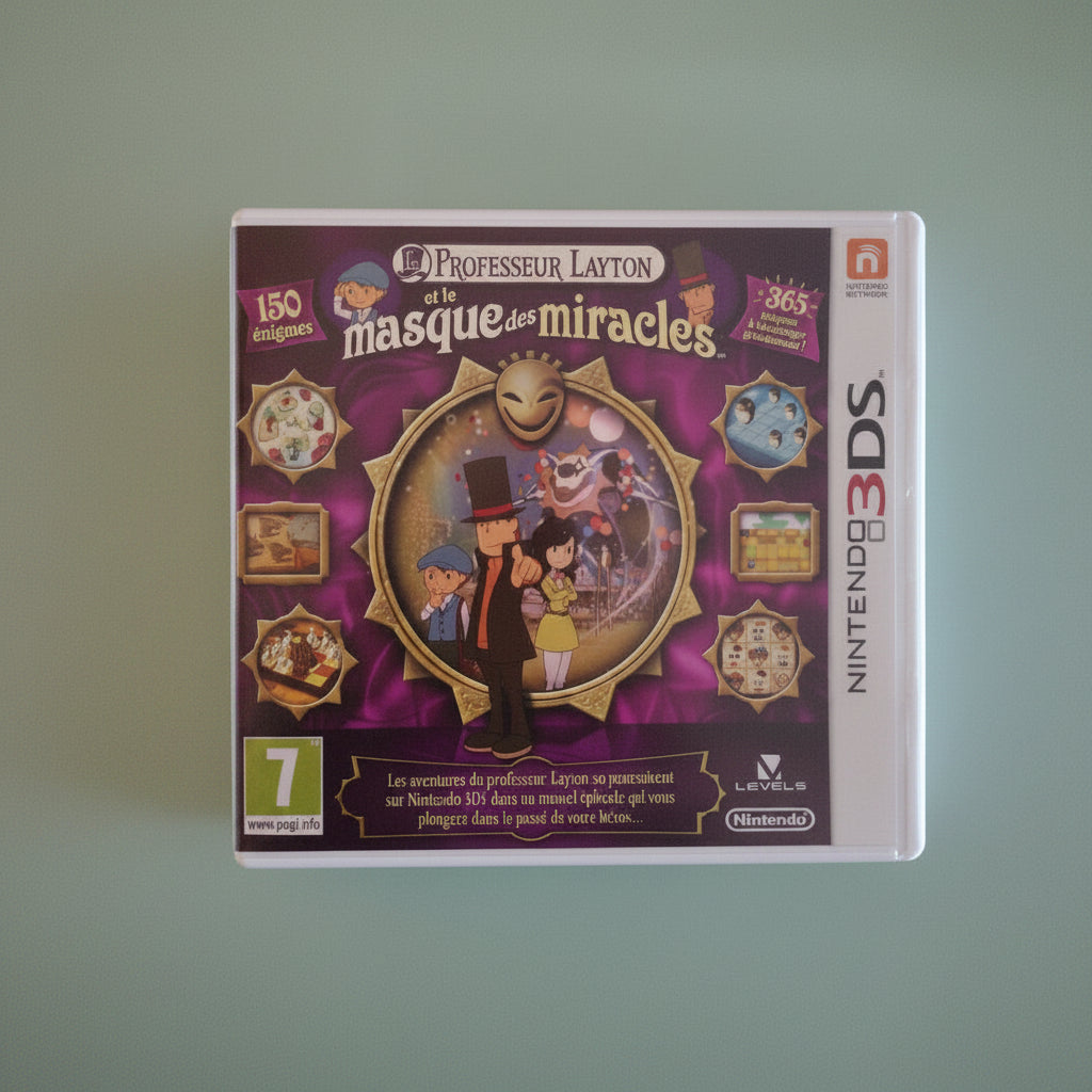 Il Professor Layton e la Maschera dei miracoli -COME NUOVO- Nintendo 3DS PAL multilingua