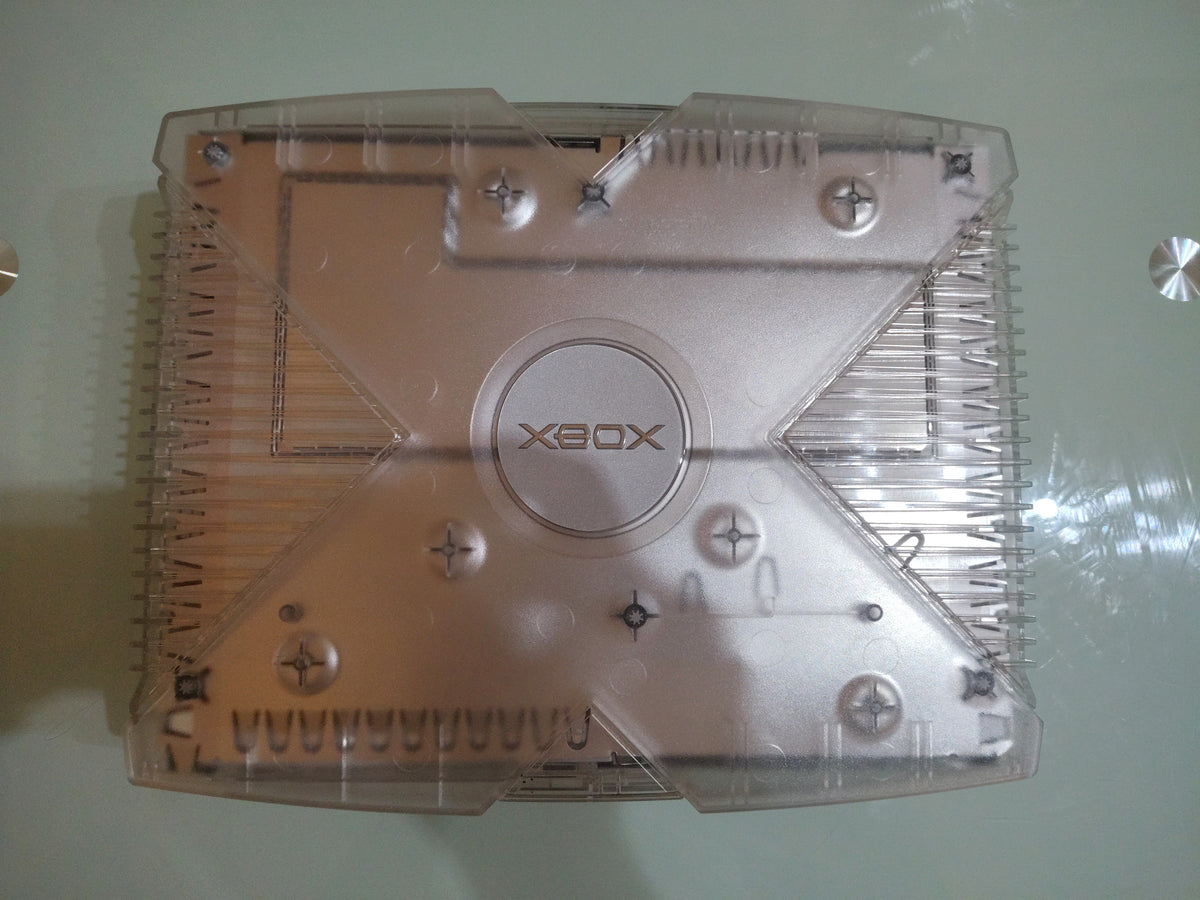 #XBOX CLASSIC MICROSOFT CRYSTAL LIMITED EDITION TRASPARENTE