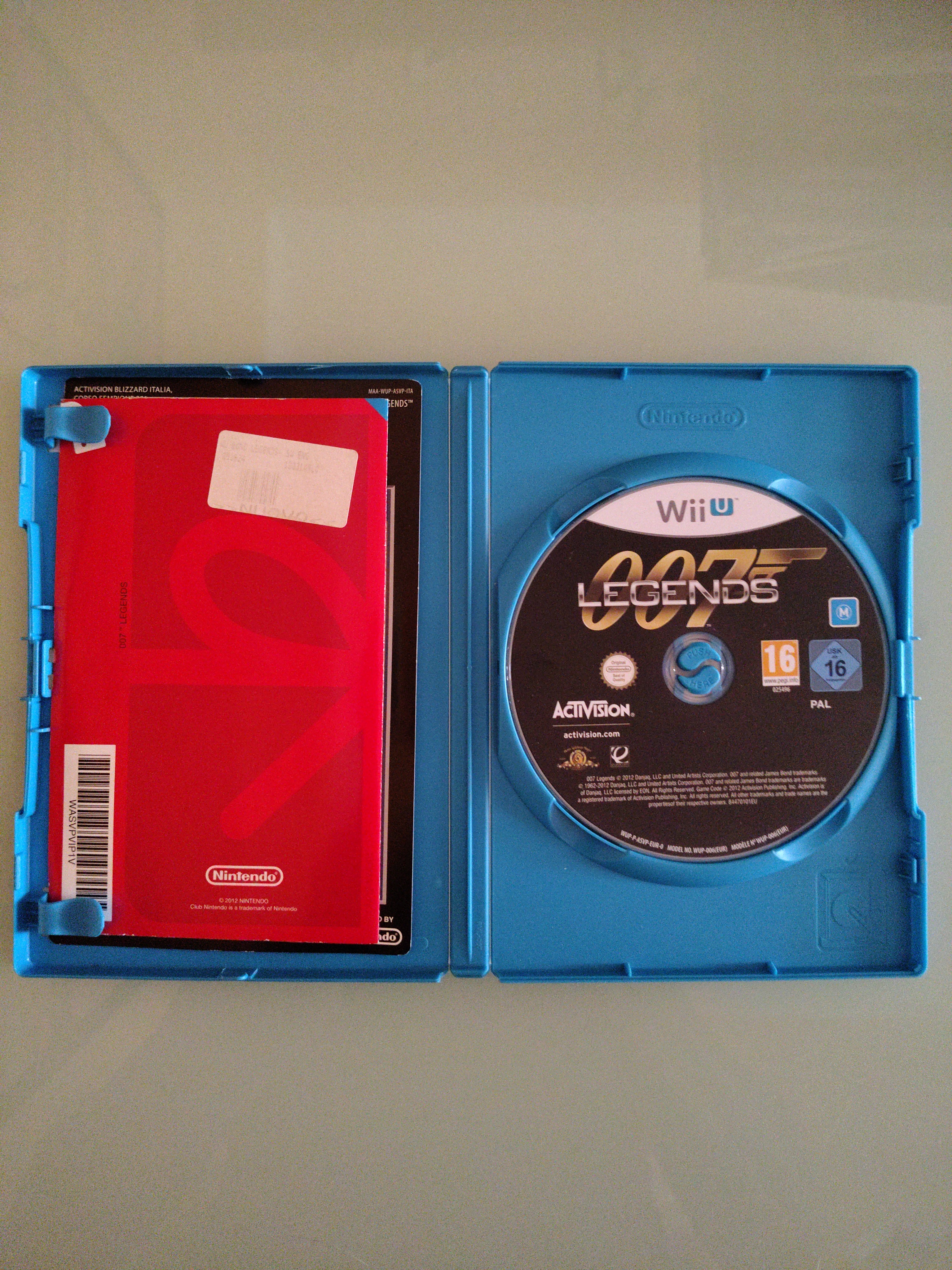 007 LEGENDS WIIU - VERSIONE  ITALIANA  - OTTIME CONDIZIONI
