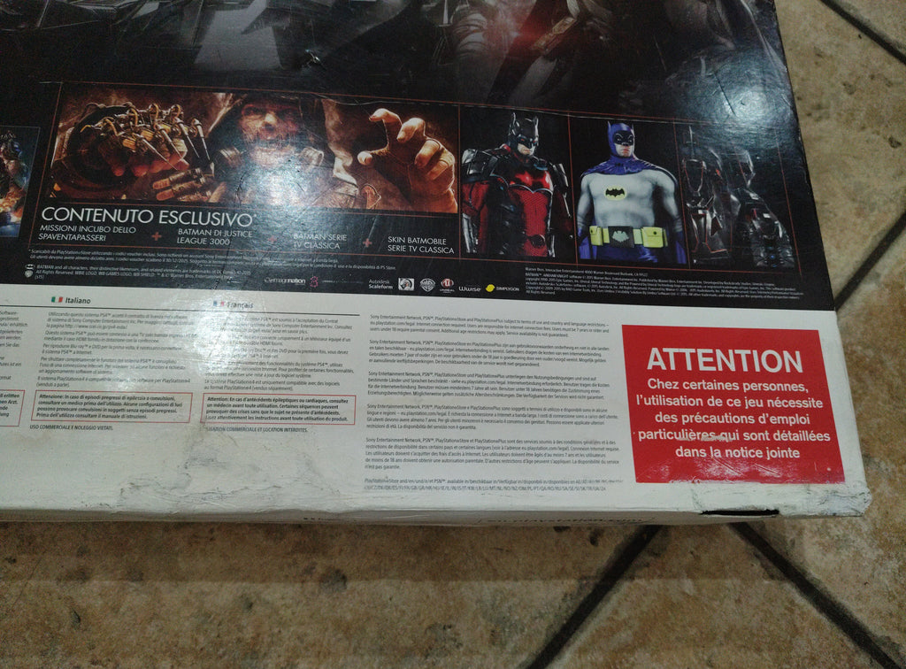 #Sony PlayStation 4 Console Edizione Limitata Batman Arkham Knight 500GB Argento