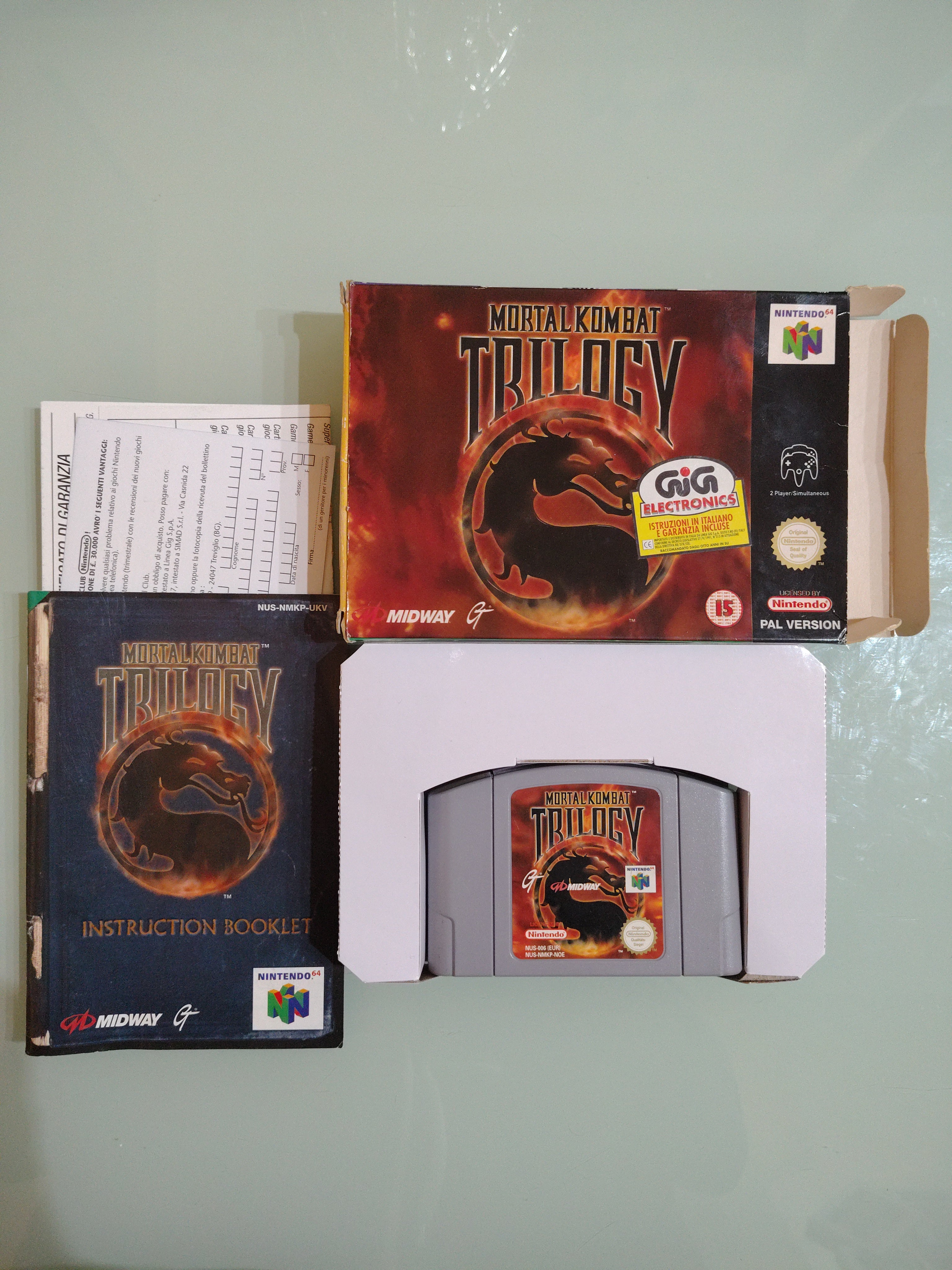 Mortal Kombat Trilogy - Nintendo 64 N64 - PAL