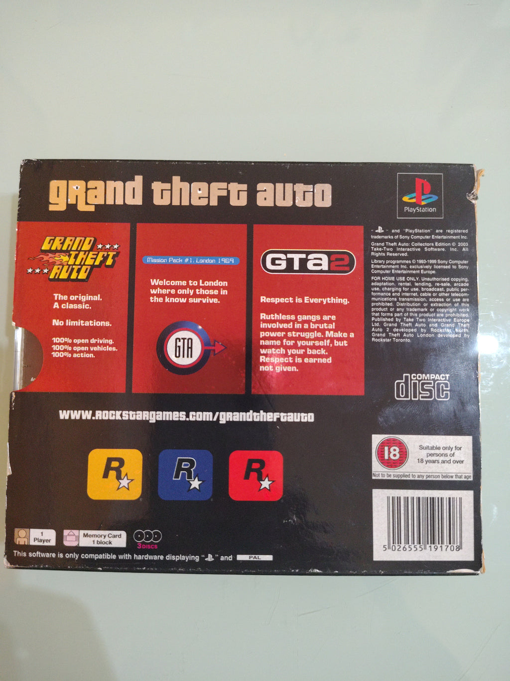 GRAND THEFT AUTO COLLECTORS' EDITION PAL MULTILINGUA