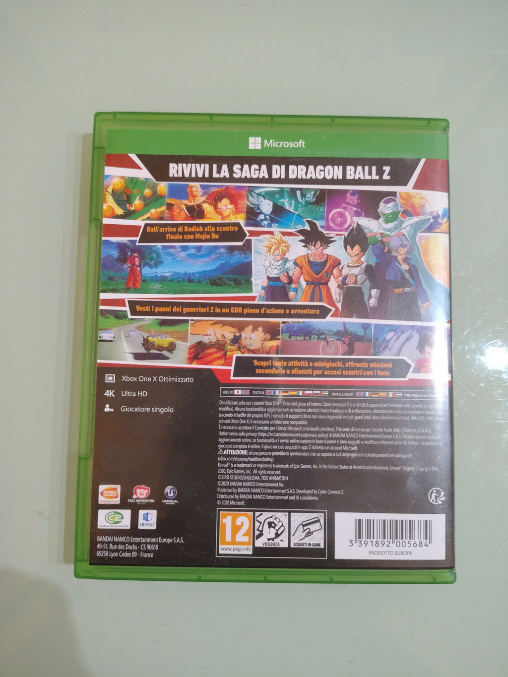 DRAGON BALL Z KAKAROT  XBOX ONE VERSIONE ITALIANA
