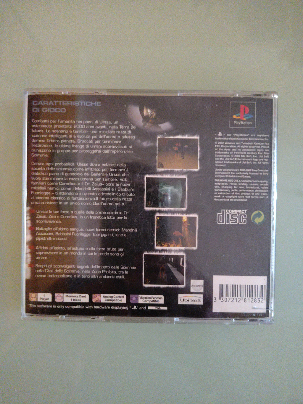 PIANETA DELLE SCIMMIE. LIBRETTO INC ps1. GIOCO PLAYSTATION ONE