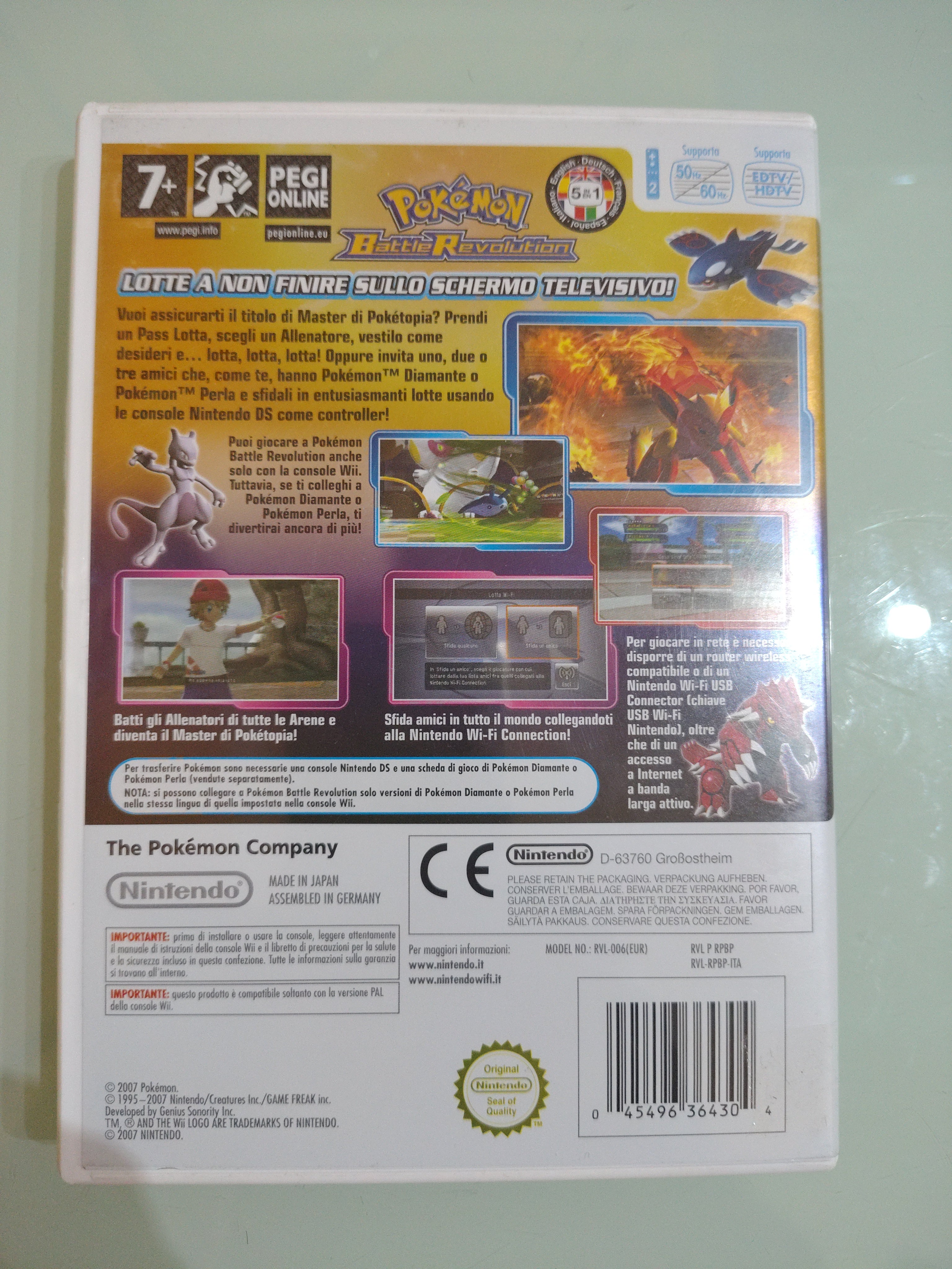 Pokemon Battle Revolution  senza manuale