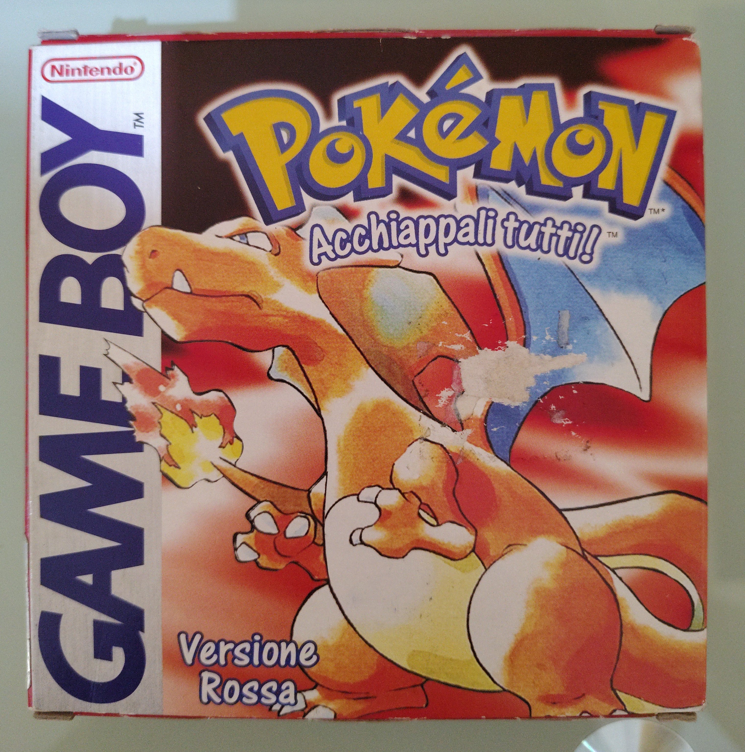 POKEMON VERSIONE ROSSA ORIGINALE 100%