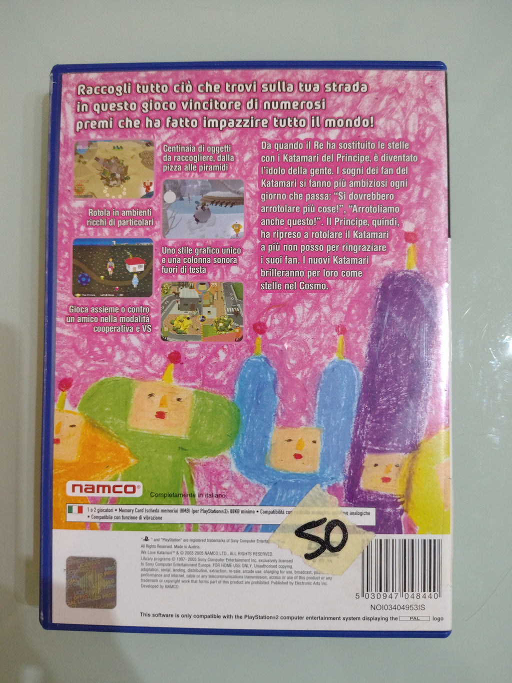 PS2  WE LOVE KATAMARI ITALIANO