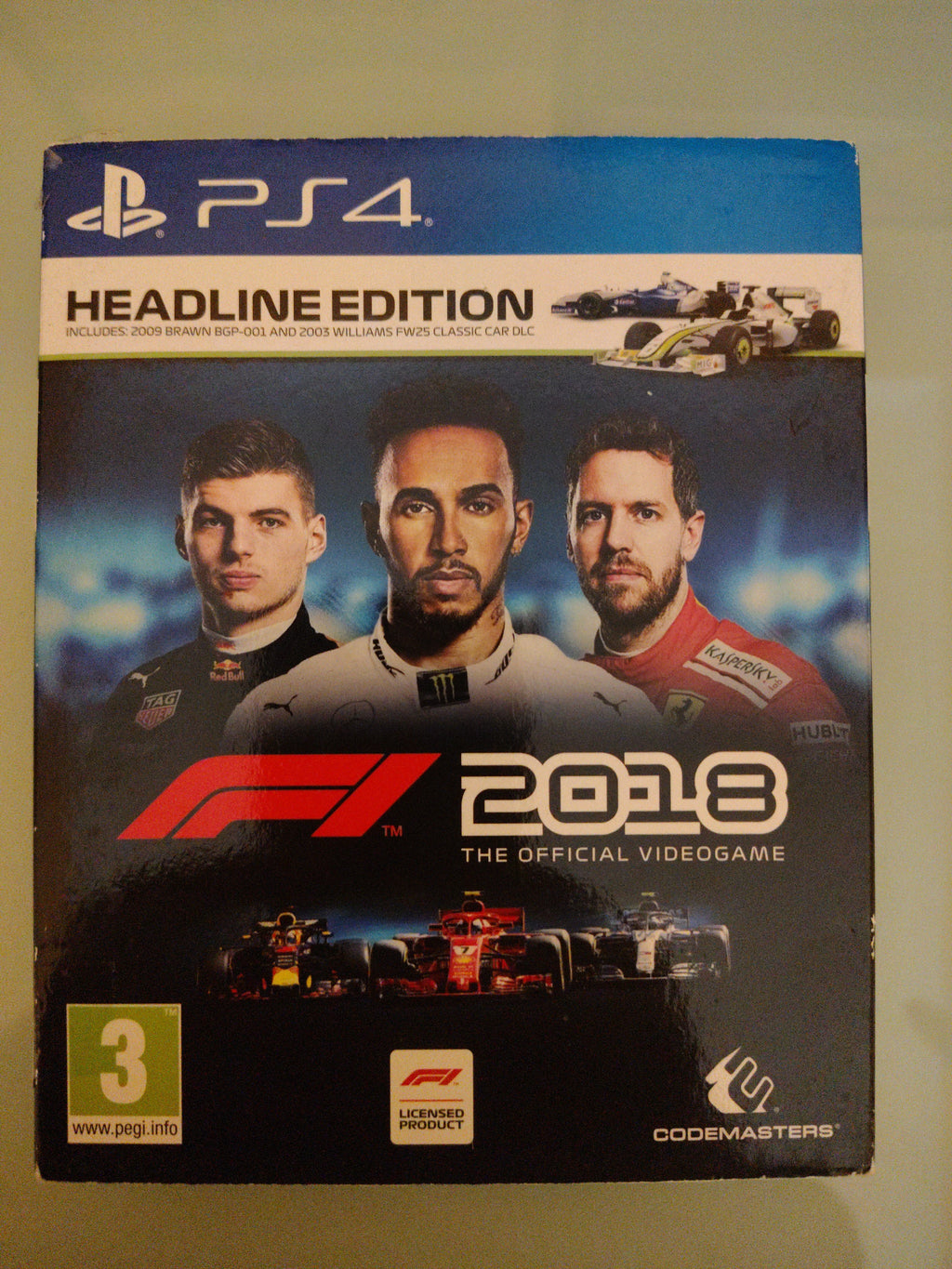FORMULA 1 F1 2018  HEADLINE EDITION