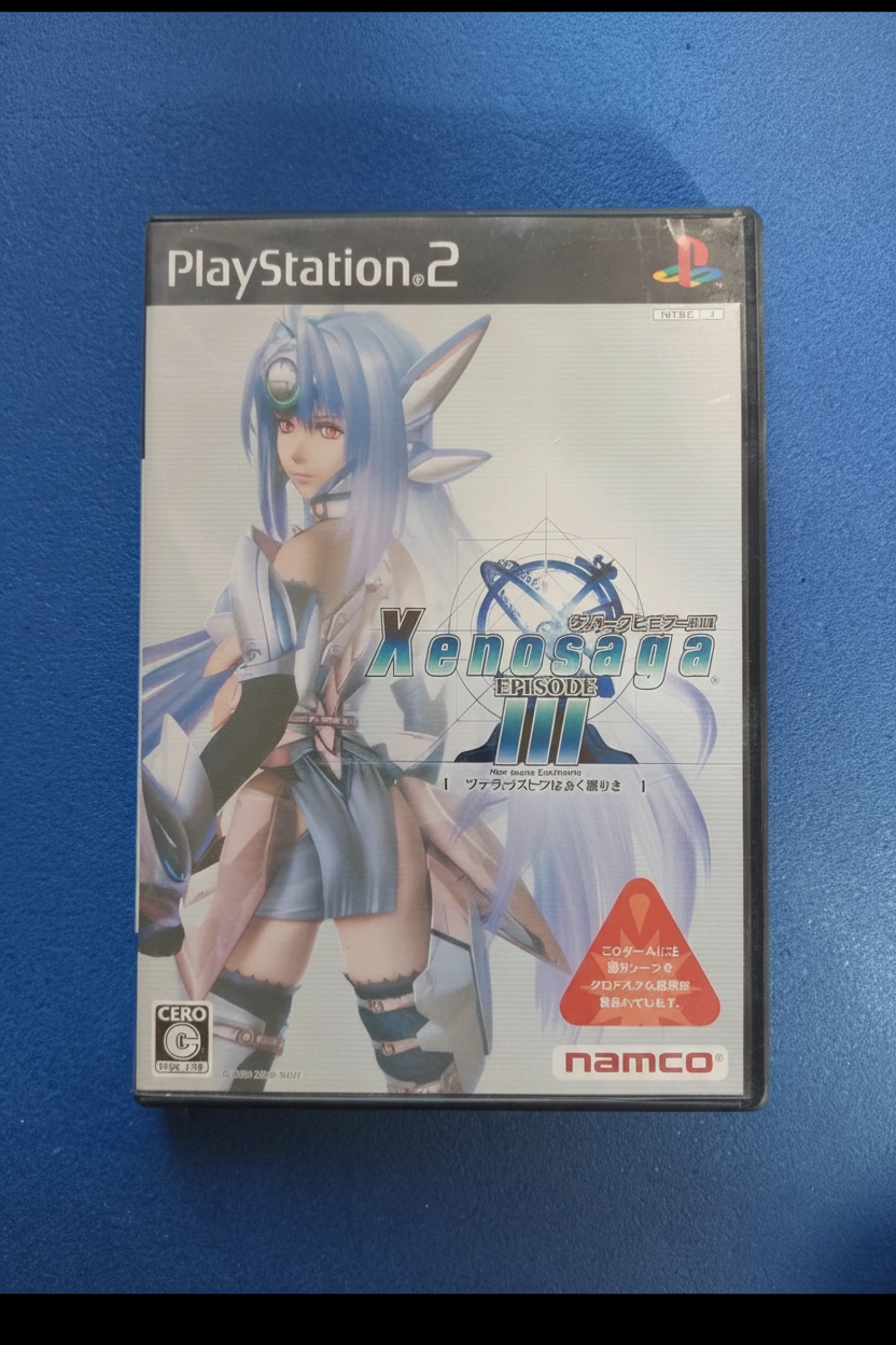 Xenosaga episode 3 ps2 playstation 2 jap NTSC