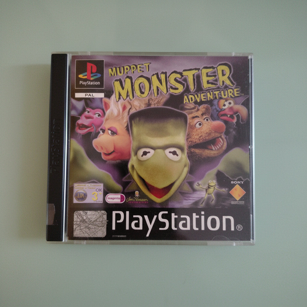 MUPPET MONSTER ADVENTURE PLAYSTATION  PS1   PAL  ITALIANO COMPLETO