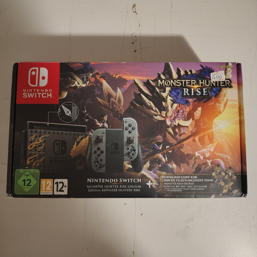 #NINTENDO SWITCH + MONSTER HUNTER RISE EDITION - nuova