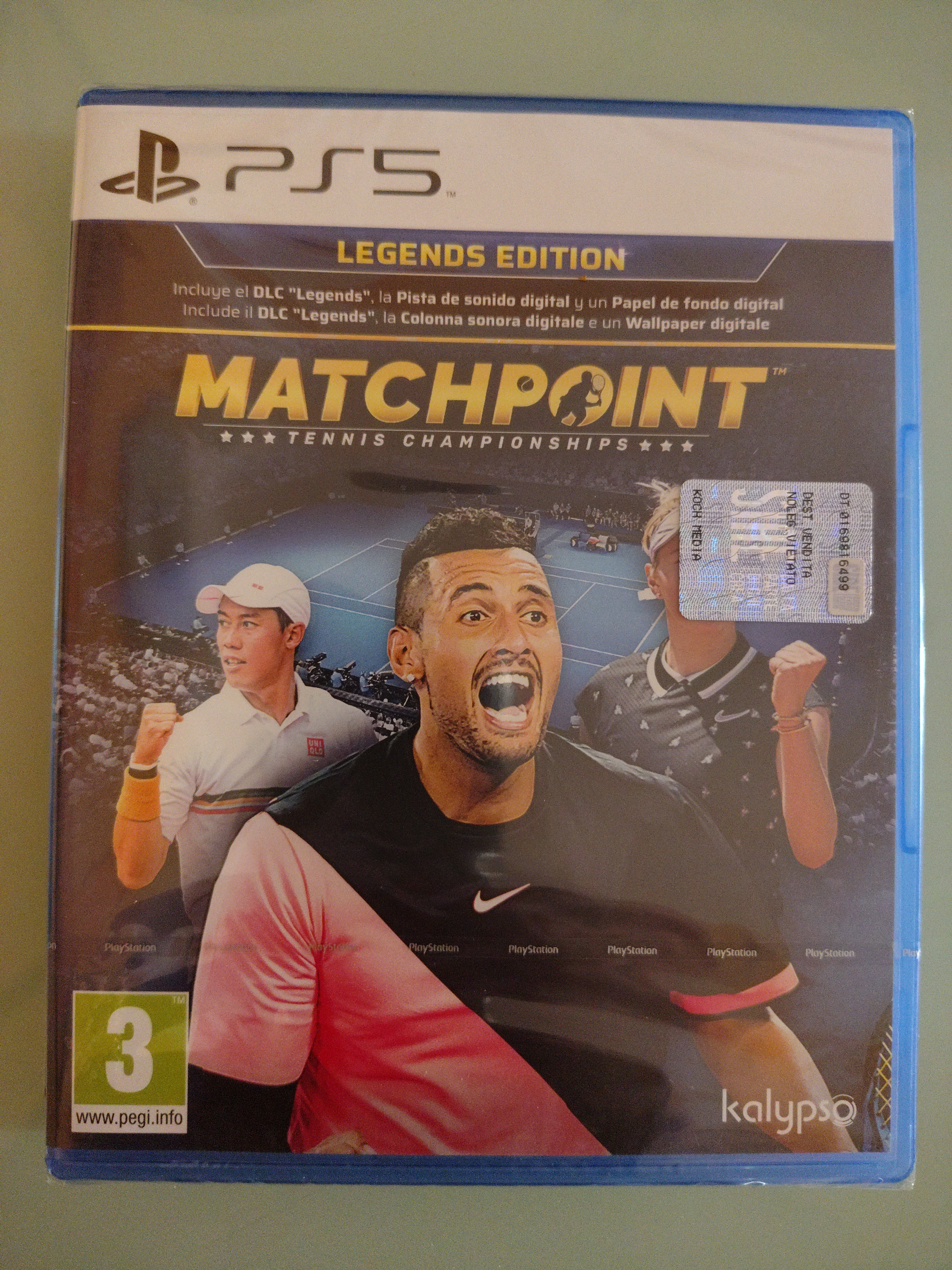 MATCHPOINT TENNIS CHAMPIONSHIP LEGENDS EDITION  NUOVO SIGILLATO PAL