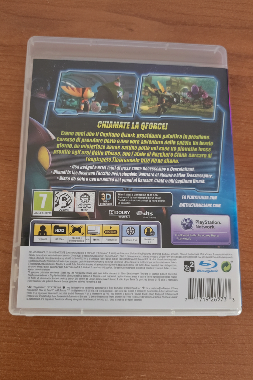 RATCHET & CLANK :QFORCE PLAYSTATION 3 EDIZIONE ITALIANA