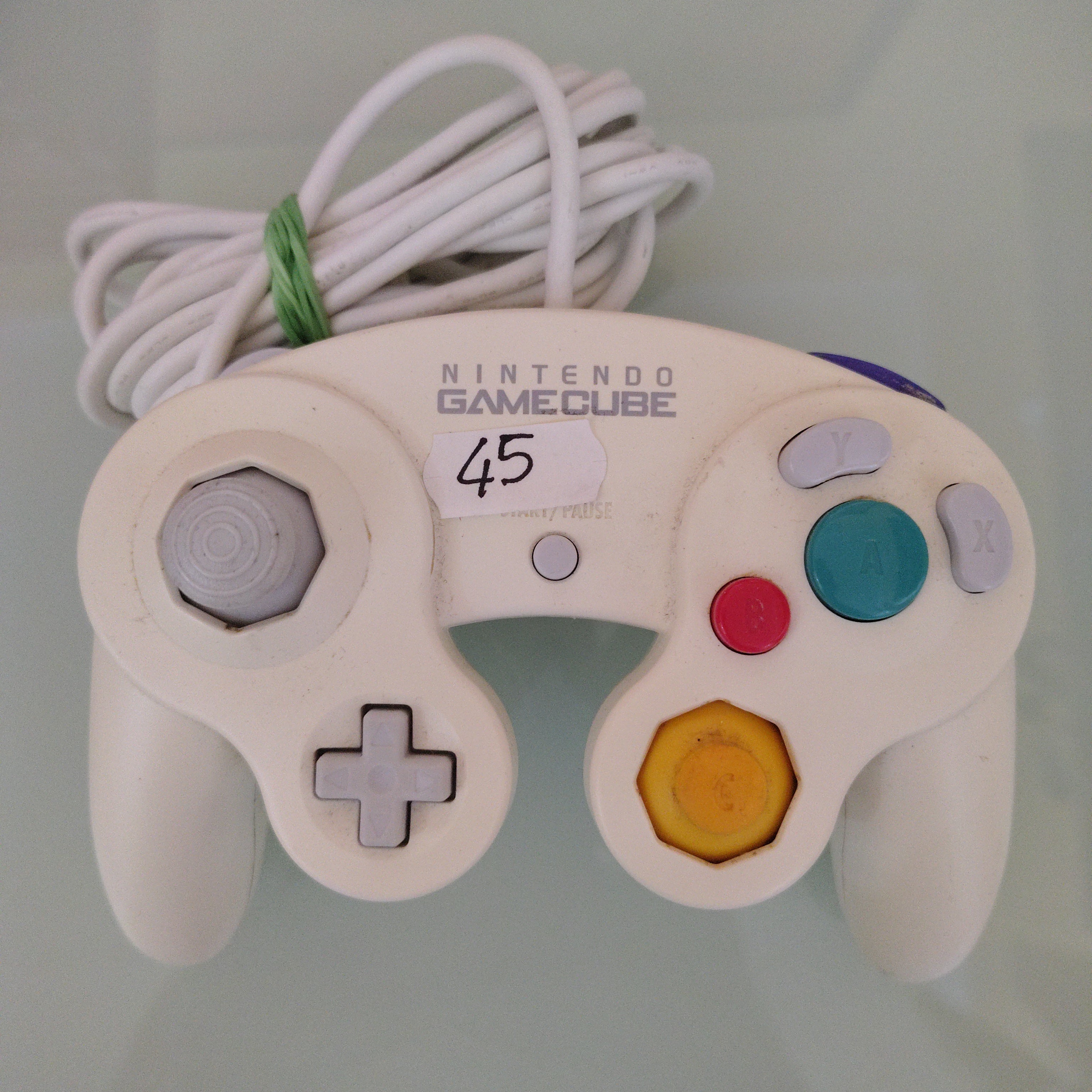 ##Nintendo Officiale GameCube Controller Pad Bianco Spice GC Wii