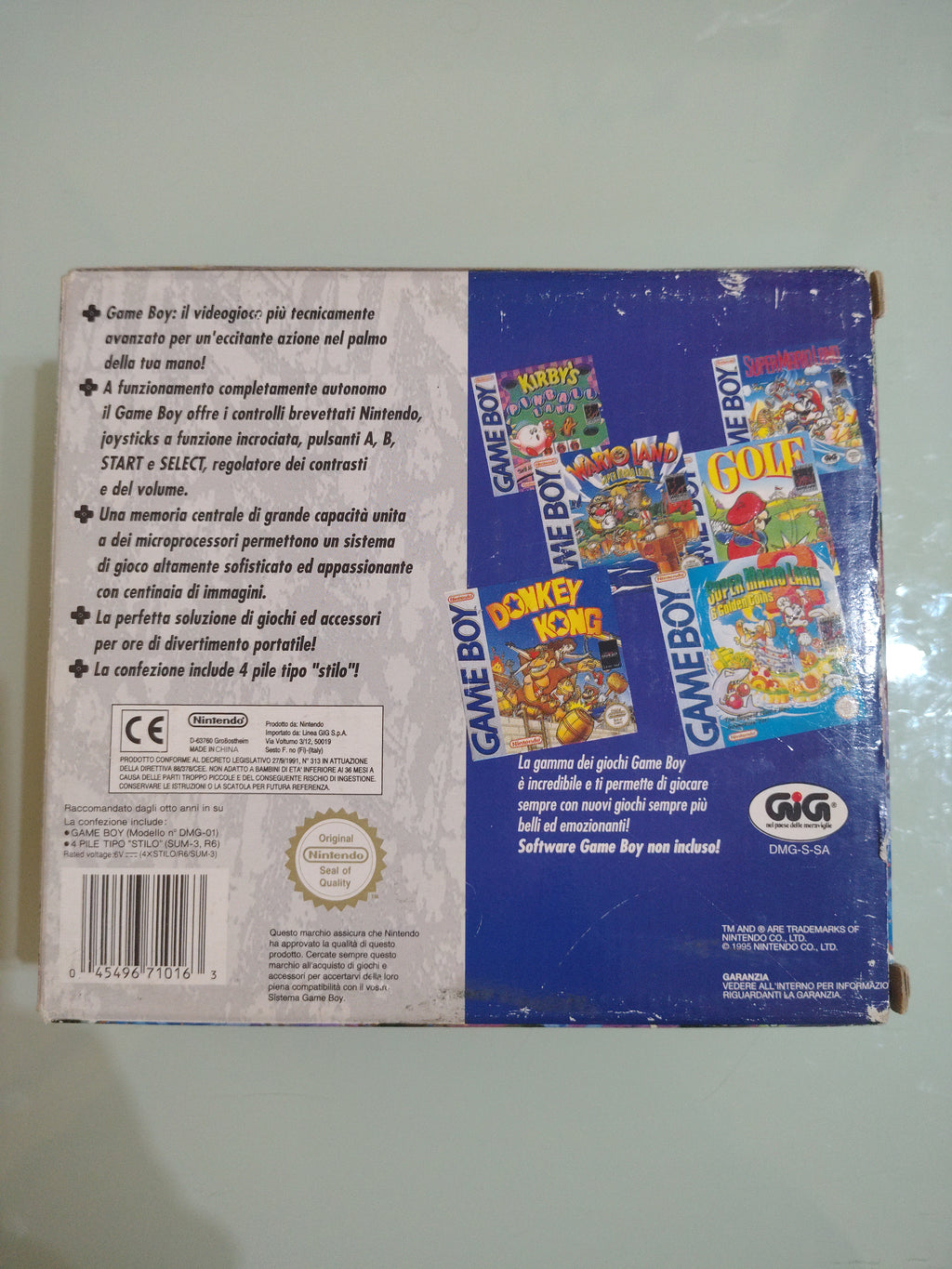 GAME BOY CLASSIC TRASPARENTE BOXATO