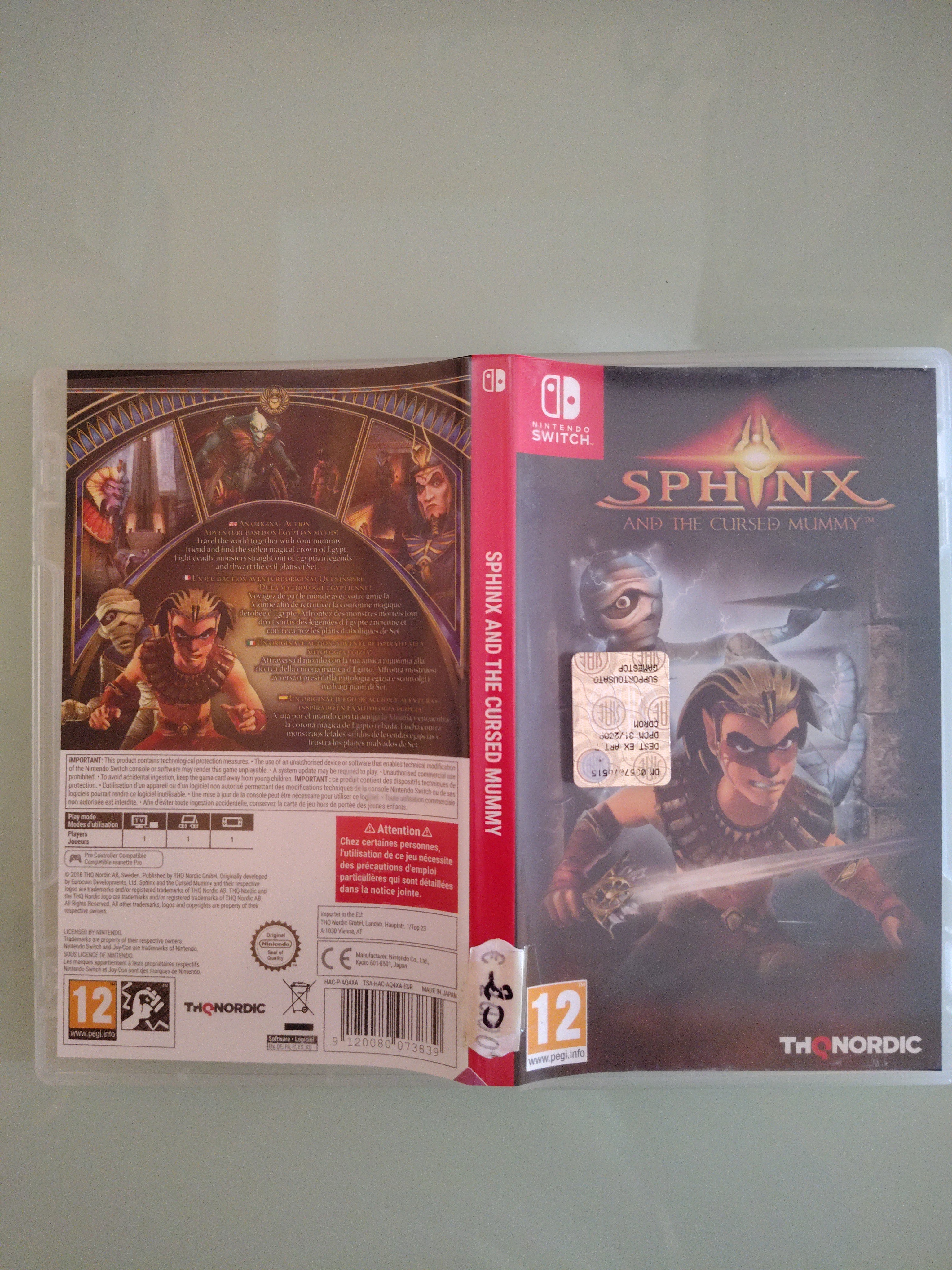 Sphinx and the Cursed Mummy - Nintendo Switch! Usato come nuovo