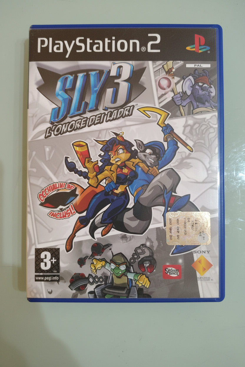 Sly 3 L'Onore Dei Ladri  PlayStation 2 PAL ITA completo di manuale