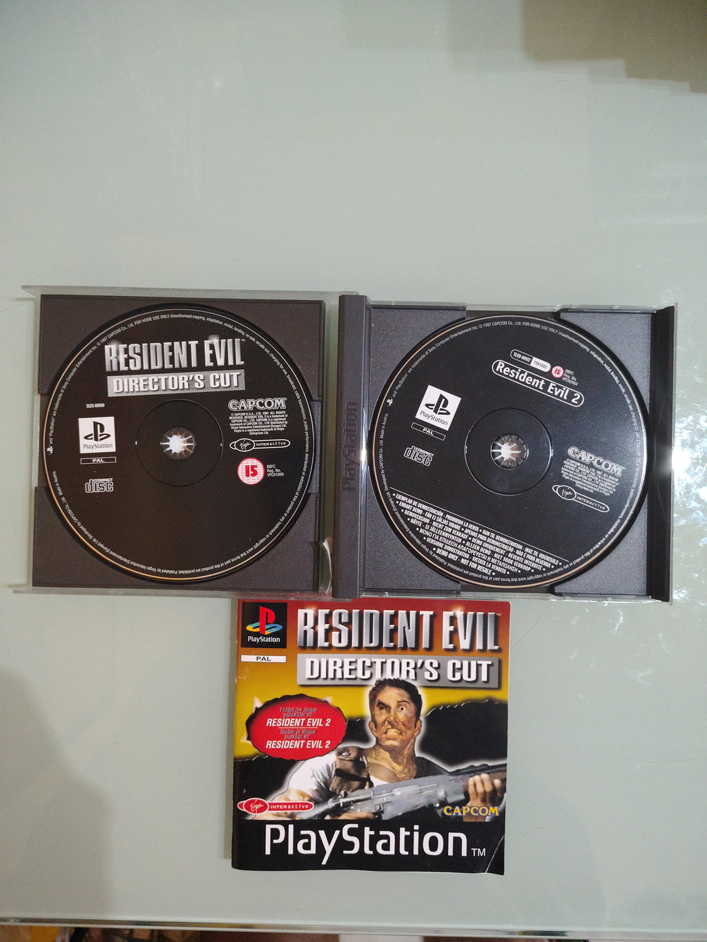 RESIDENT EVIL DIRECTOR'S CUT PLAYSTATION 1 2 3 PS1 PAL ESP ITA ITALIANO ORIGINAL