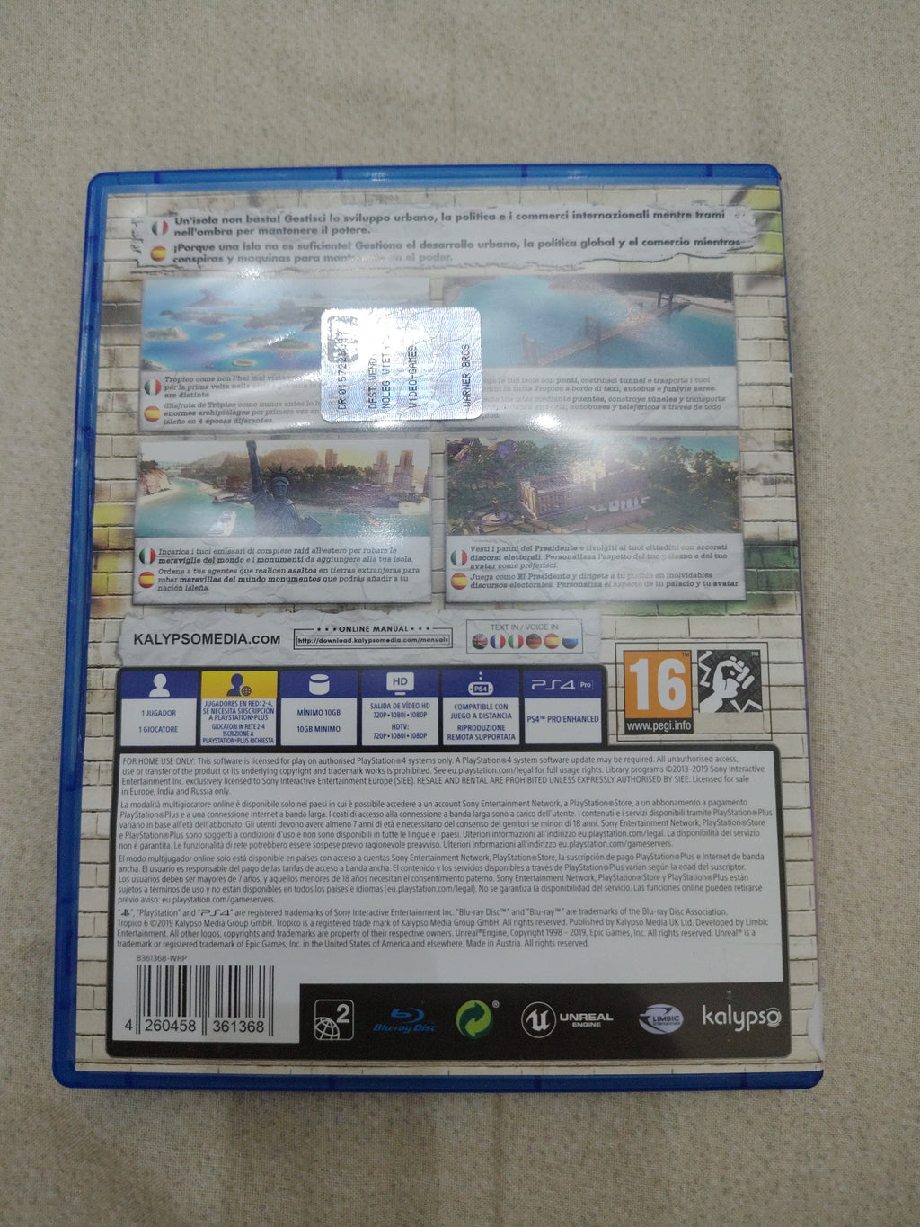 Tropico 6 - El Prez Edition PS4 ita