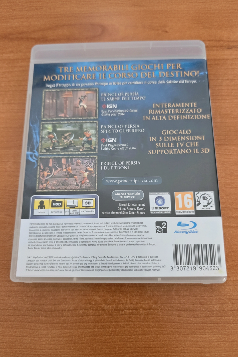 CLASSICS HD PRINCE OF PERSIA TRILOGY PS3 PLAYSTATION 3  ITALIANO