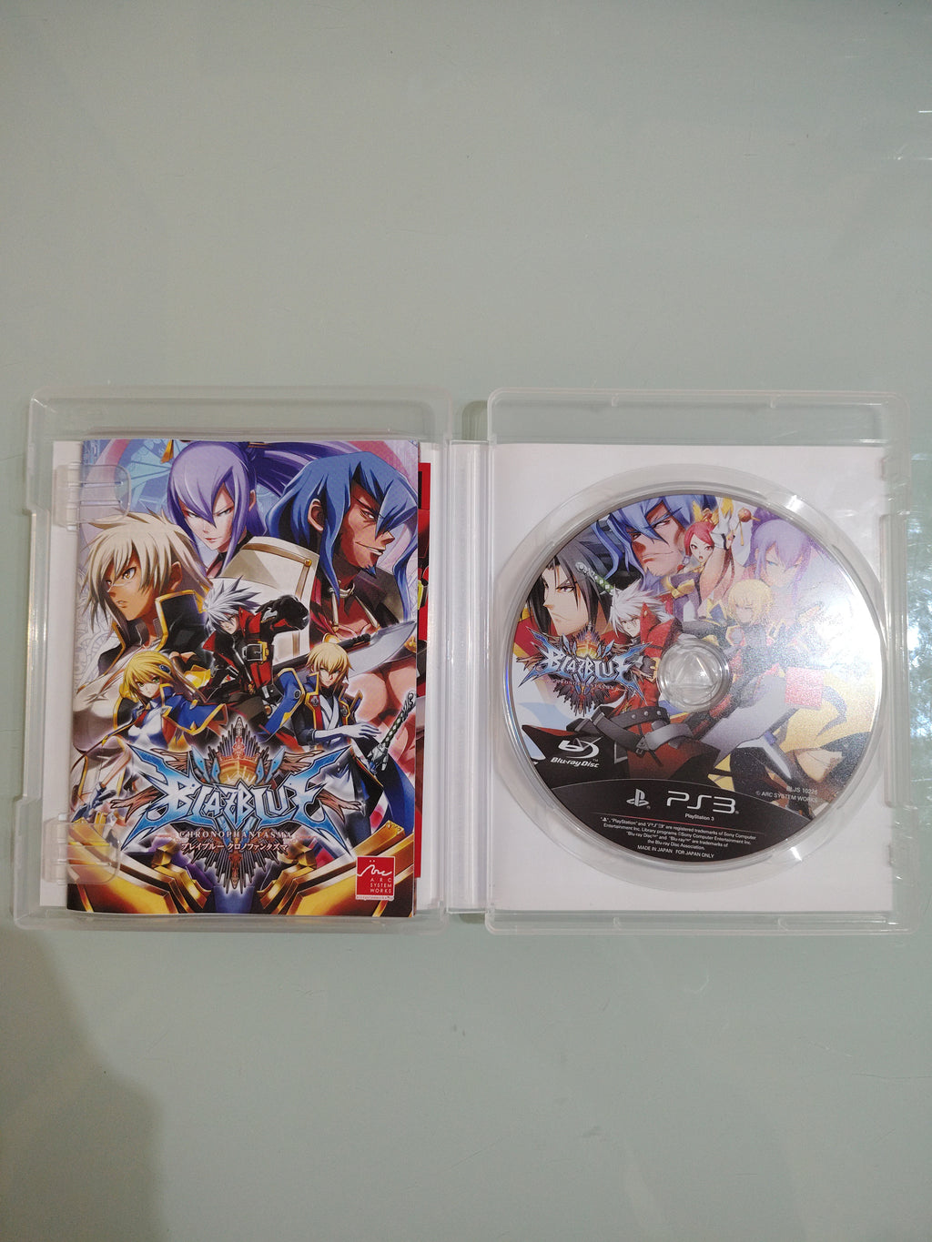 BLAZBLUE CHRONO PHANTASMA SONY PLAYSTATION 3  JAP