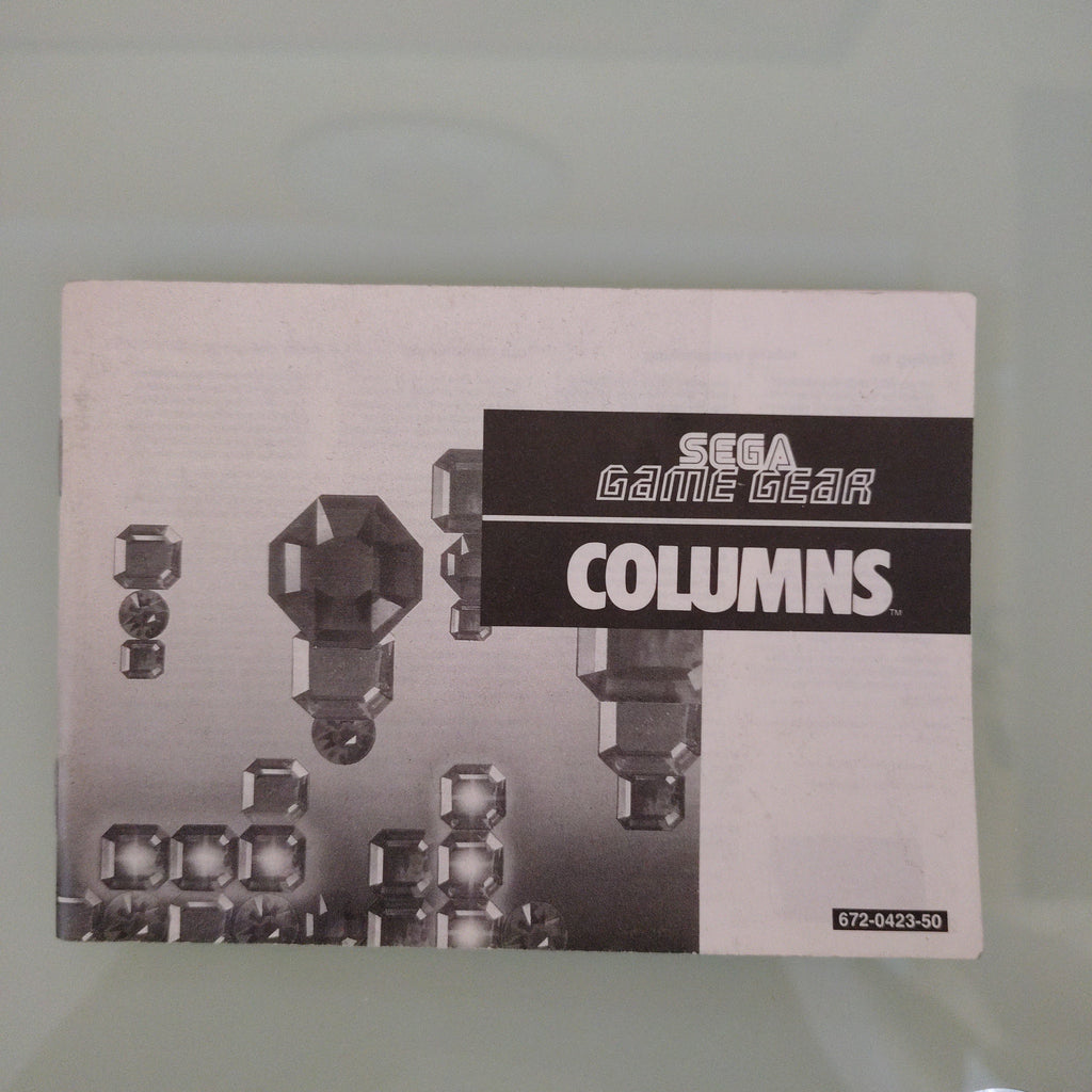 Colums  Game Gear solo manuale autentico *