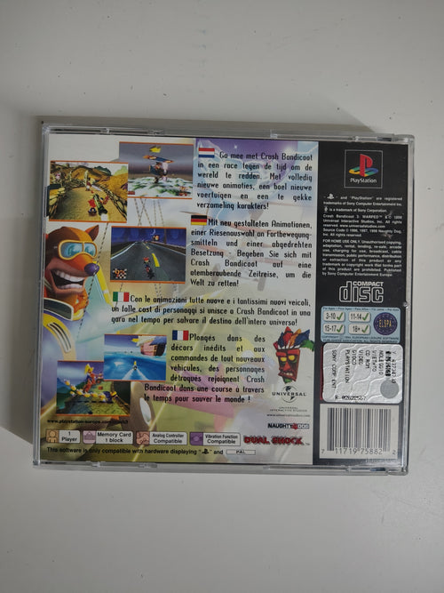 CRASH BANDICOOT 3 WARPED Videogioco  PAL ITA con Manuale