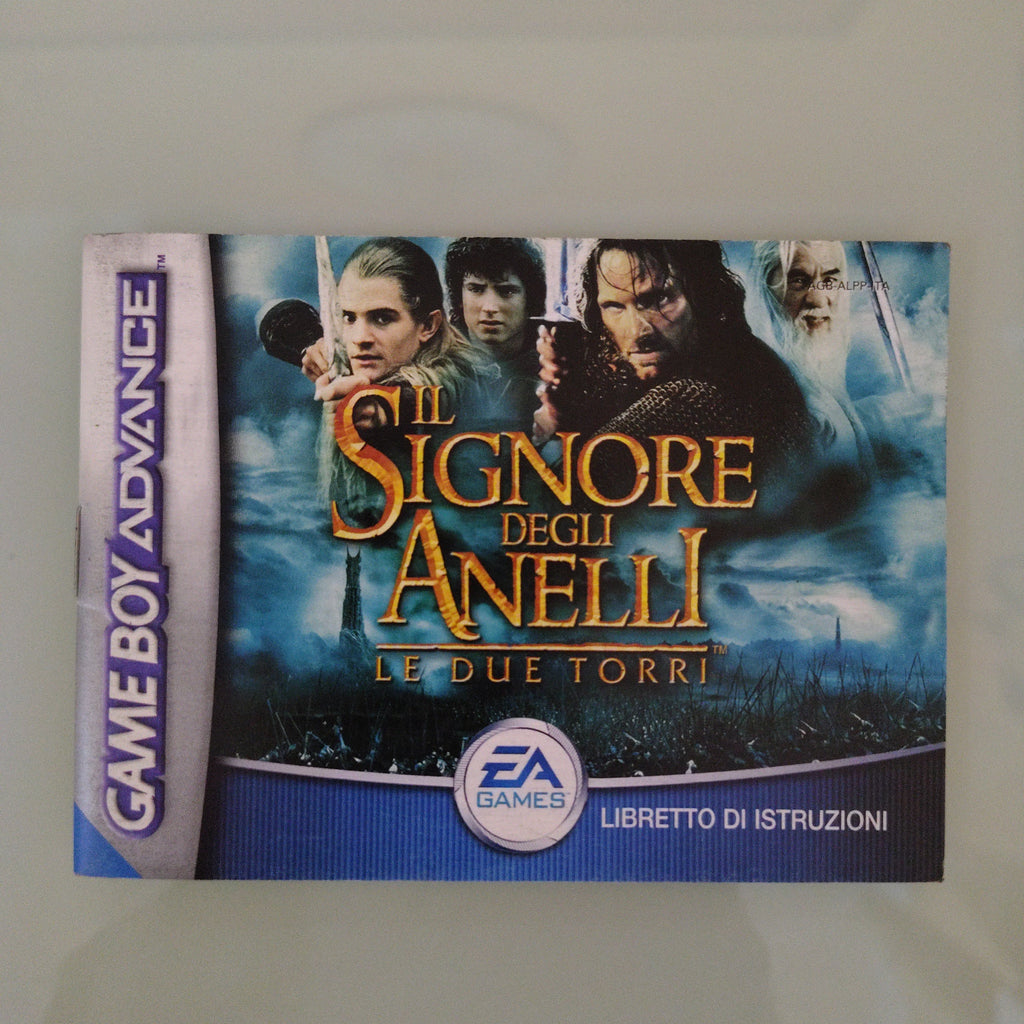 Il Signore degli Anelli: Le Due Torri Two Towers GBA ( manuale)