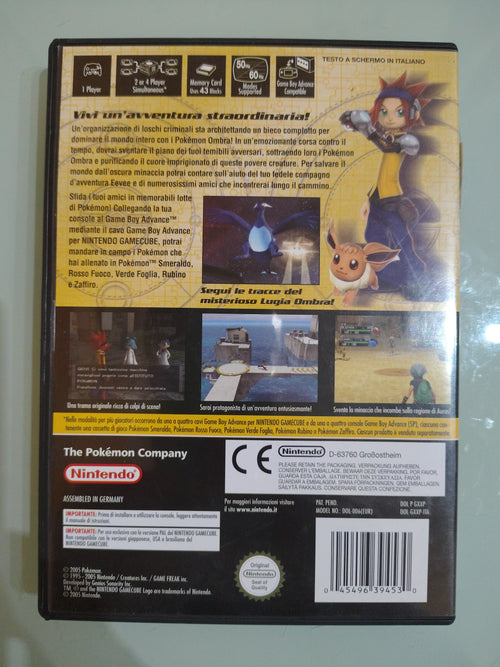 * POKÉMON XD TEMPESTA OSCURA ORIGINALE PRIMA STAMPA 🇮🇹 NINTENDO GAMECUBE POKEMON