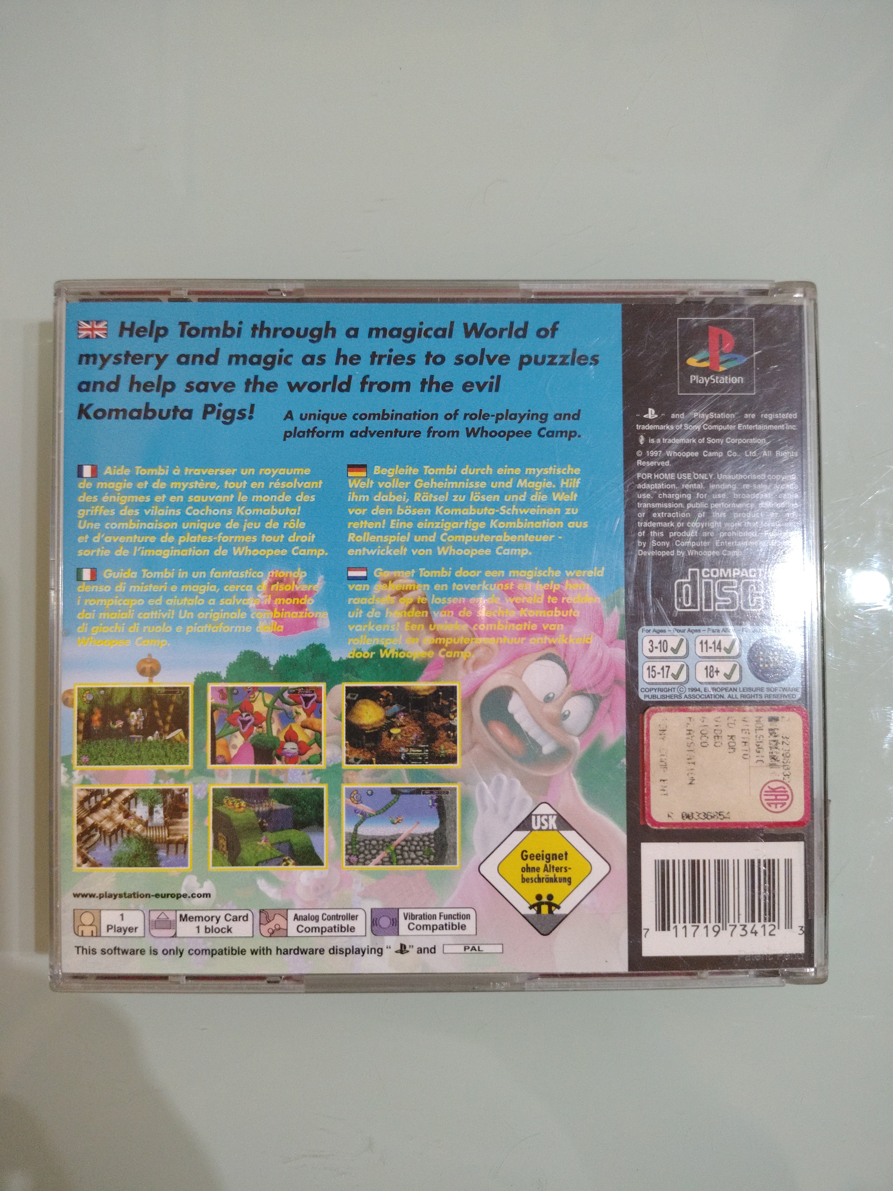 Tombi! - Sony Playstation 1 (PS1) usato PAL ITA - Retrogaming