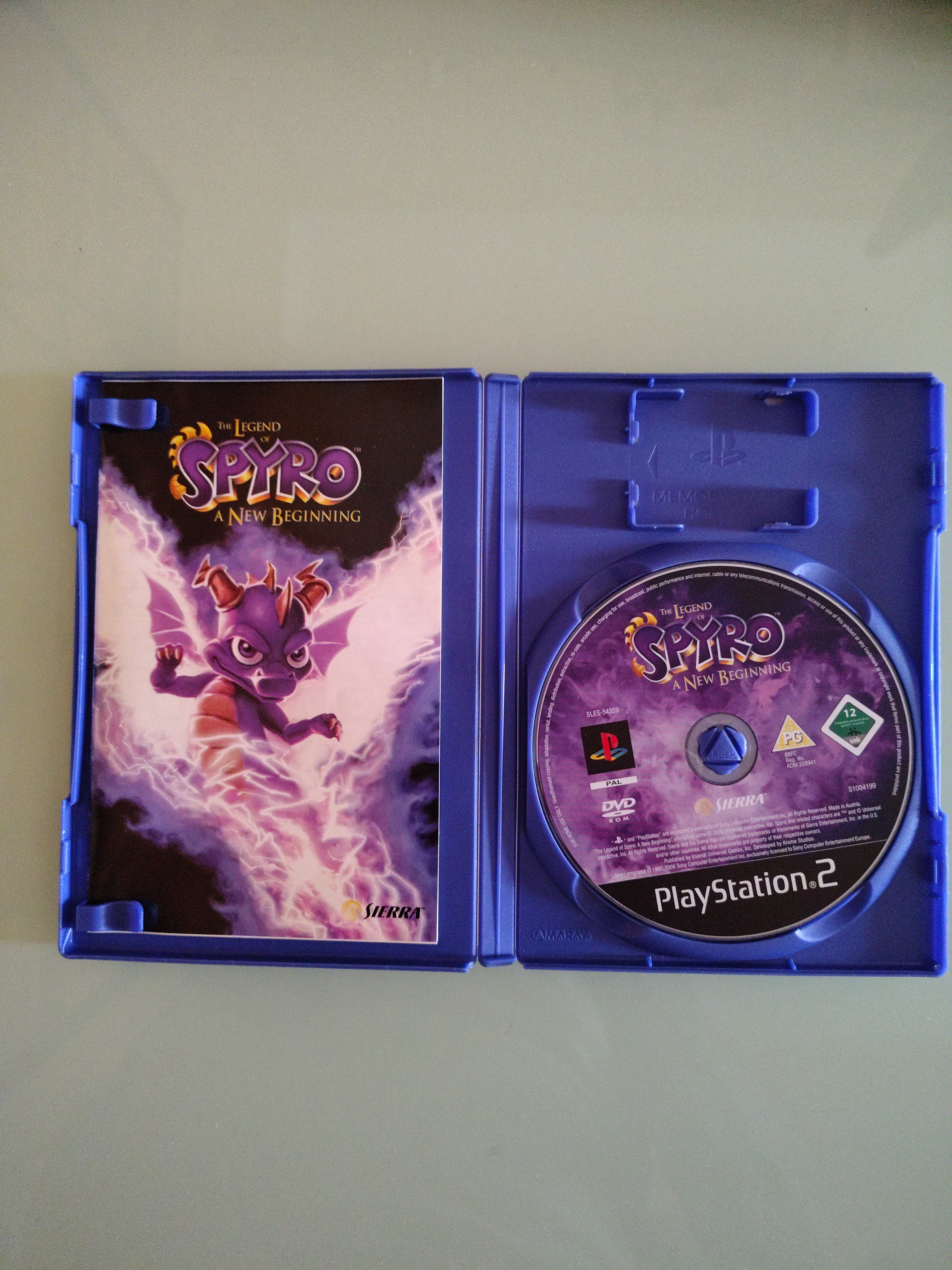 THE LEGEND OF SPYRO A NEW BEGINNING SONY  PLAYSTATION 2 PAL ITALIANO COMPLETO