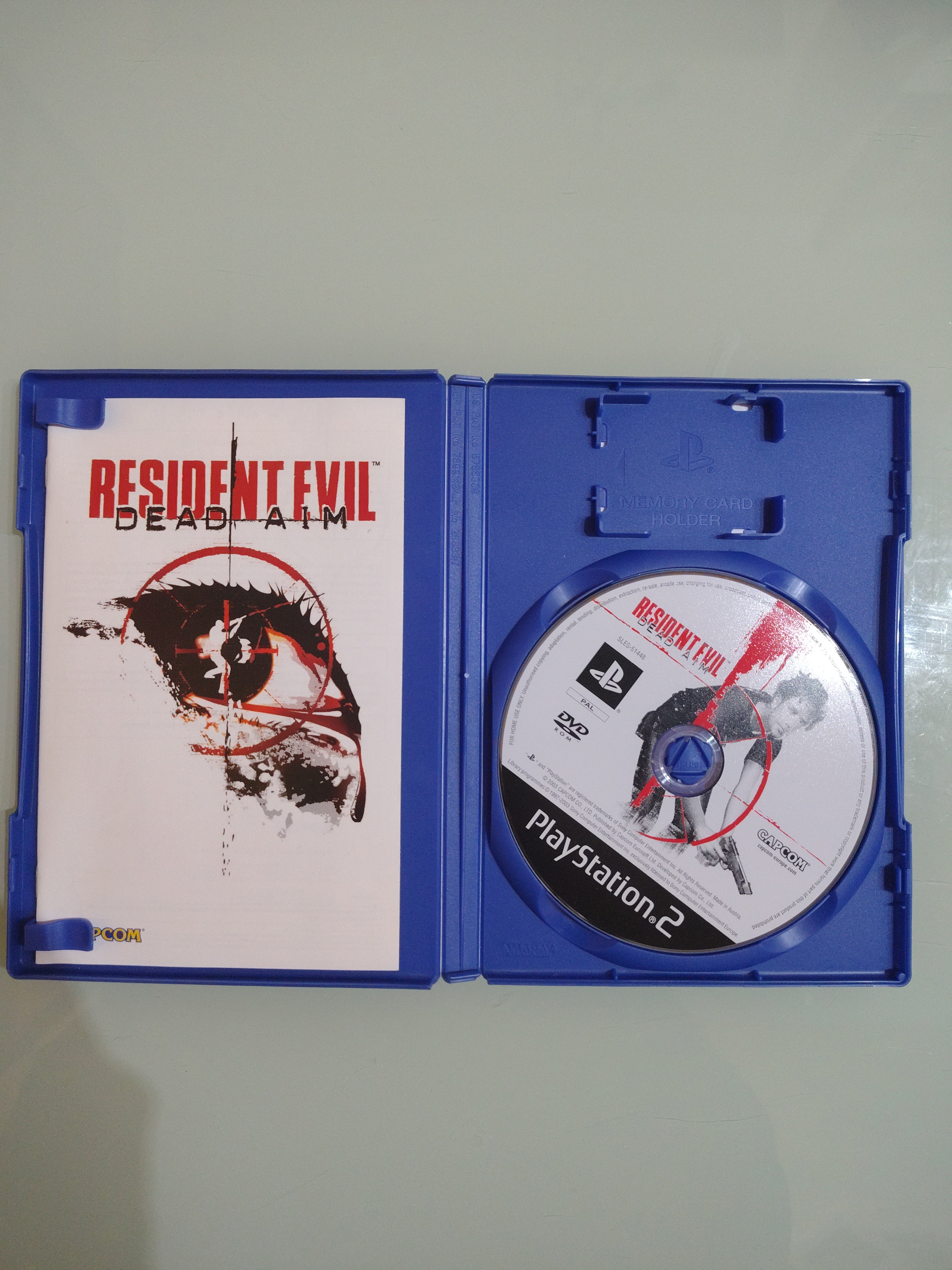 Resident Evil Dead Aim - Sony PS2 PlayStation 2 Pal Italiano Completo Manuale