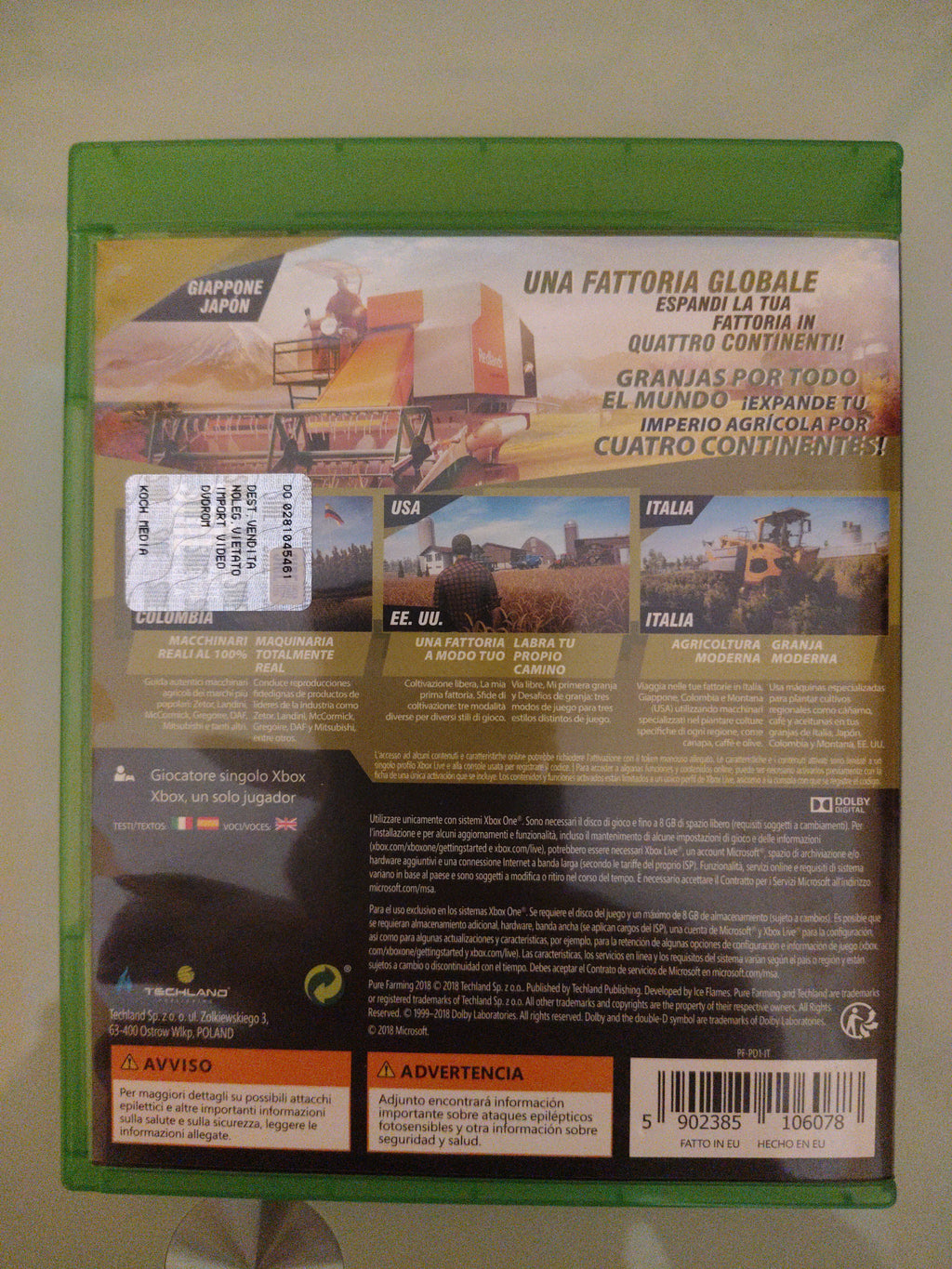 PURE FARMING 2018 con DLC