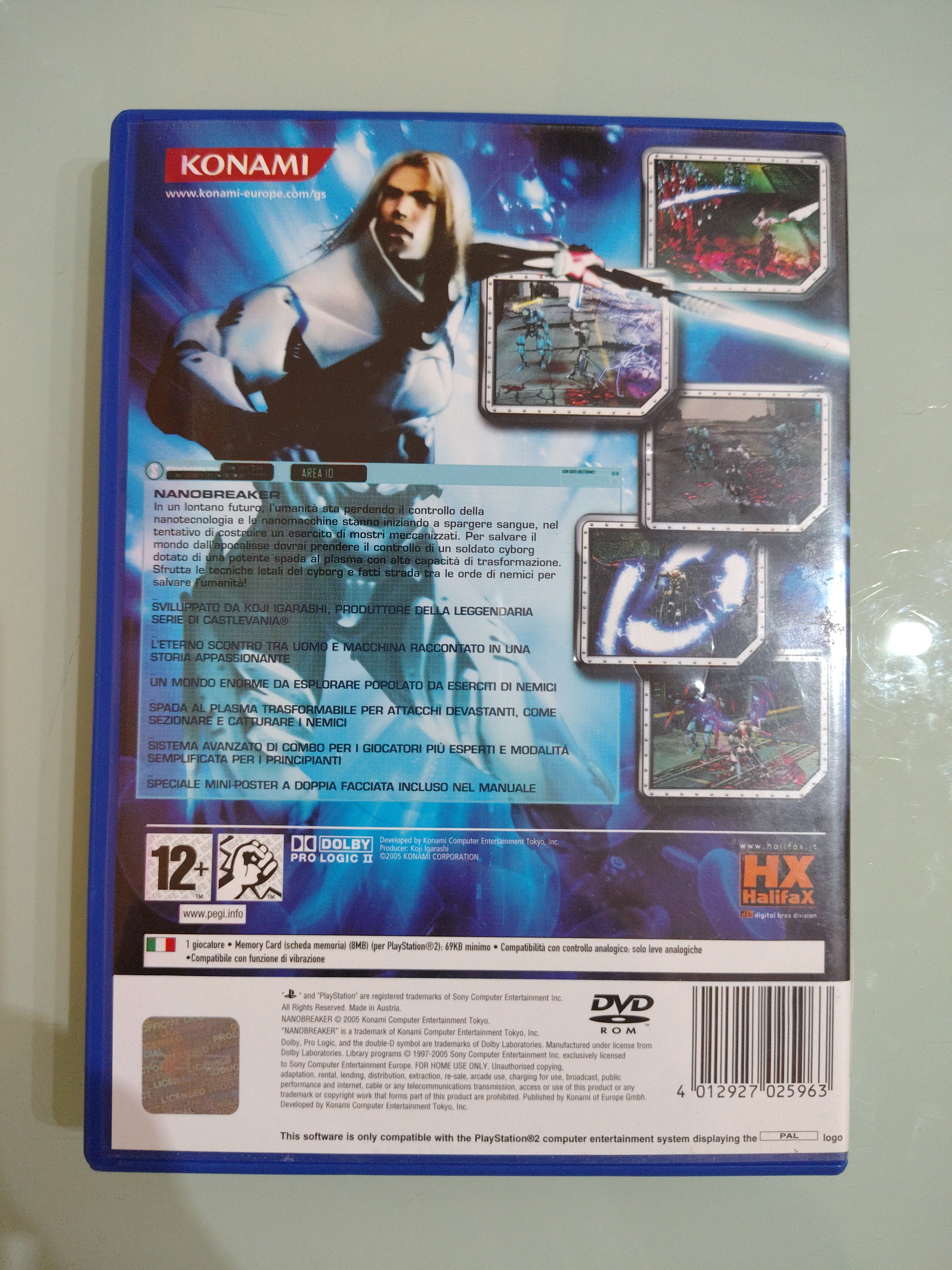 NANOBREAKER   PS2 PLAYSTATION 2 PAL Ita