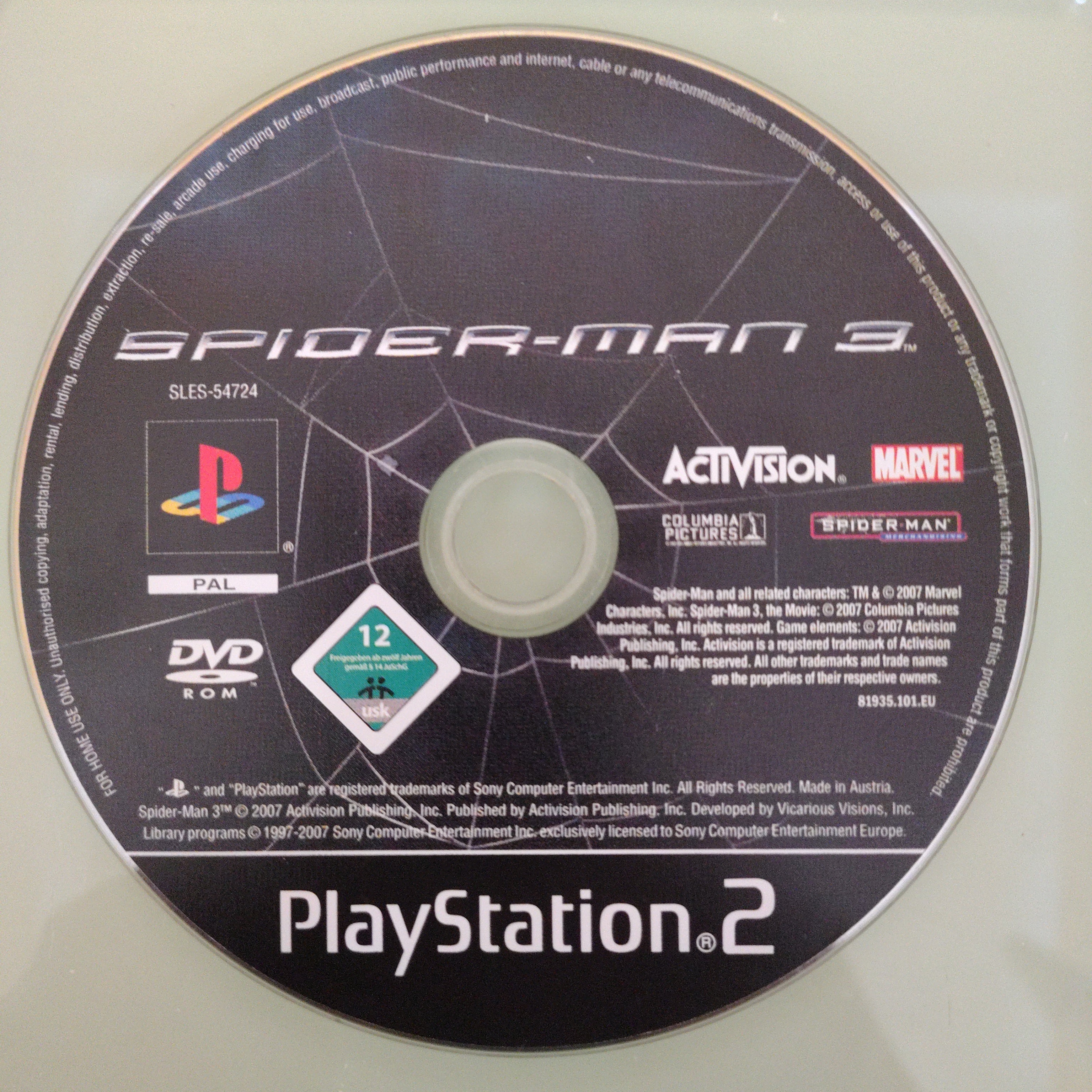 Spiderman 3 ( solo disco)