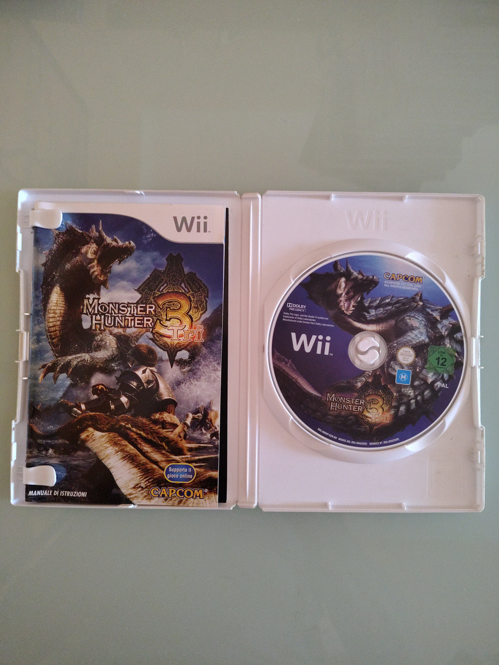 MONSTER Hunter 3 Tri NINTENDO Wii EDIZIONE ITALIANA MULTI