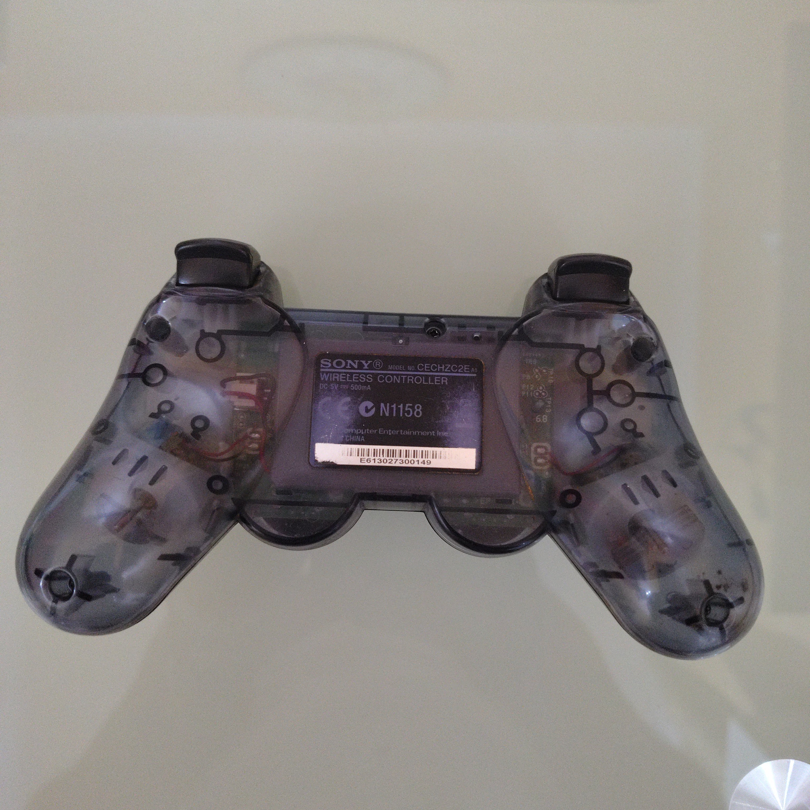 DualShock 3  Slate Gray (Clear/Translucent)  Smoke Gray