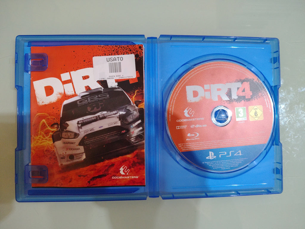 DIRT 4  PLAYSTATION 4