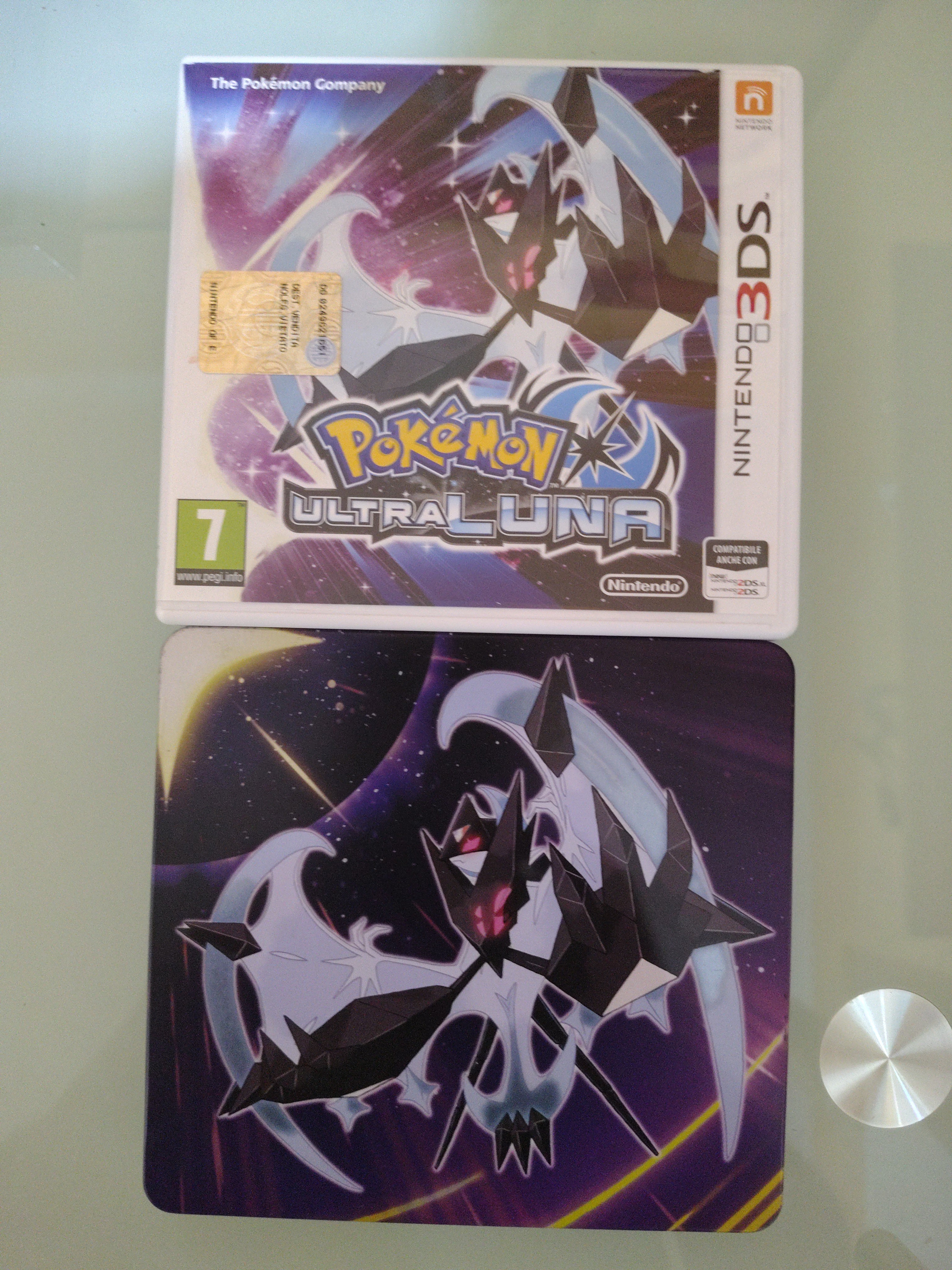 POKEMON ULTRALUNA EDIZIONE LIMITATA VON STEELBOOK..