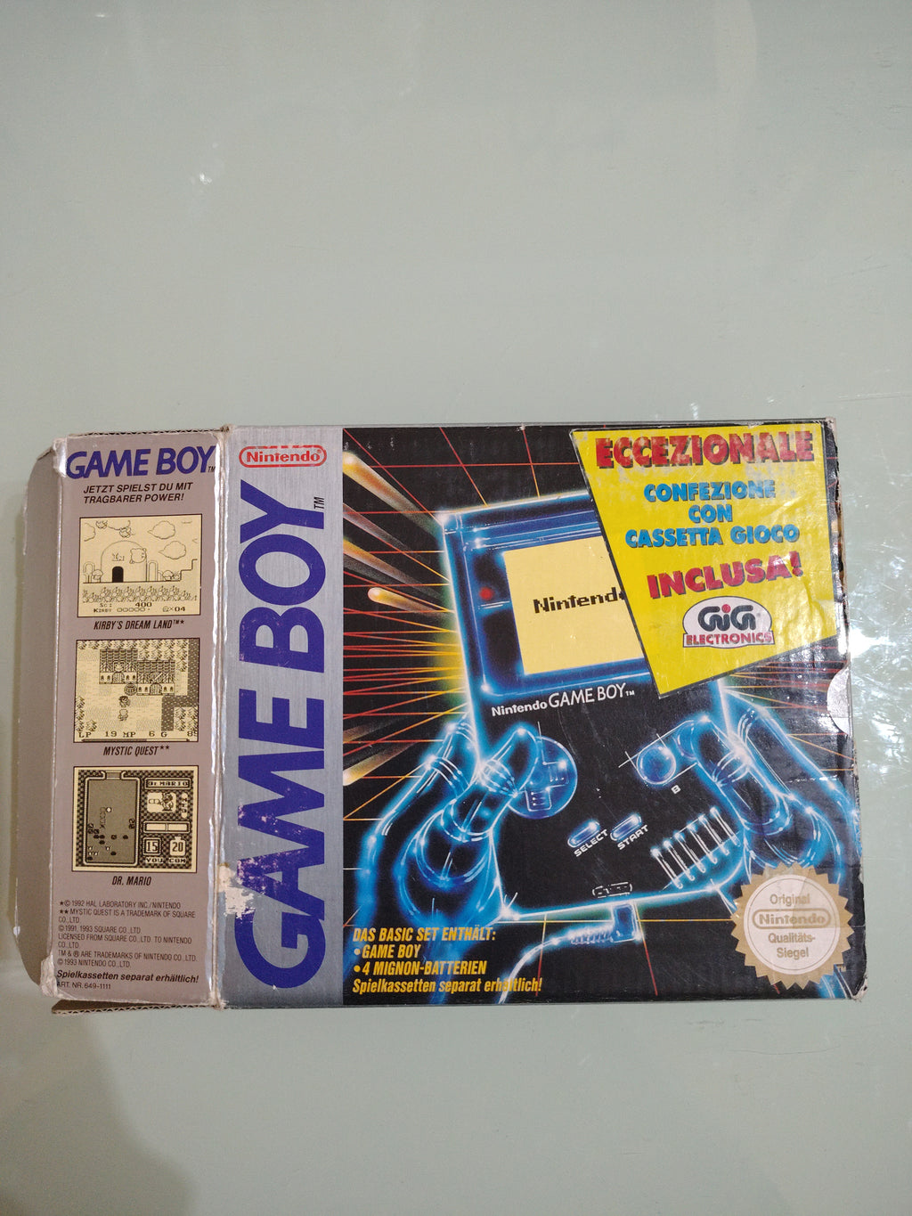 GAME BOY CLASSIC GRIGIO BOXATO