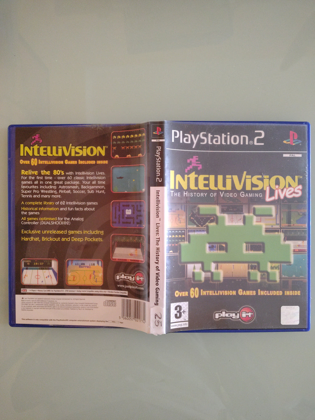 INTELLIVISION LIVES STORIA DEI VIDEOGIOCHI  PLAY STATION 2 PAL  COME NUOVO